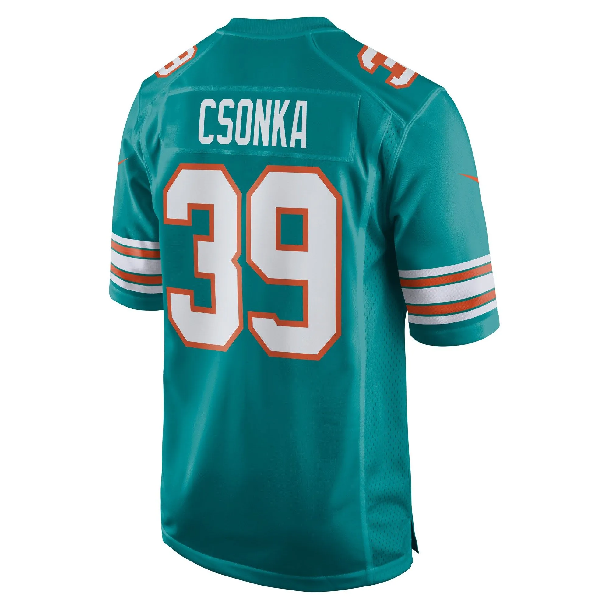 Larry Csonka Miami Dolphins  Retired Player Jersey - Aqua