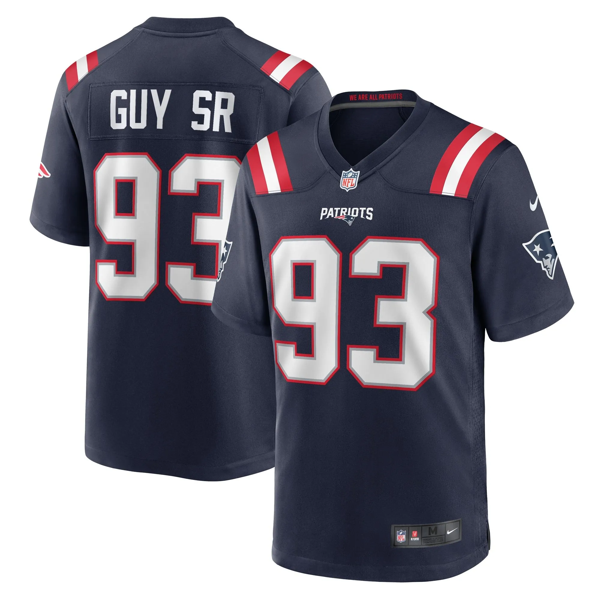 Lawrence Guy New England Patriots  Team Game Jersey -  Navy