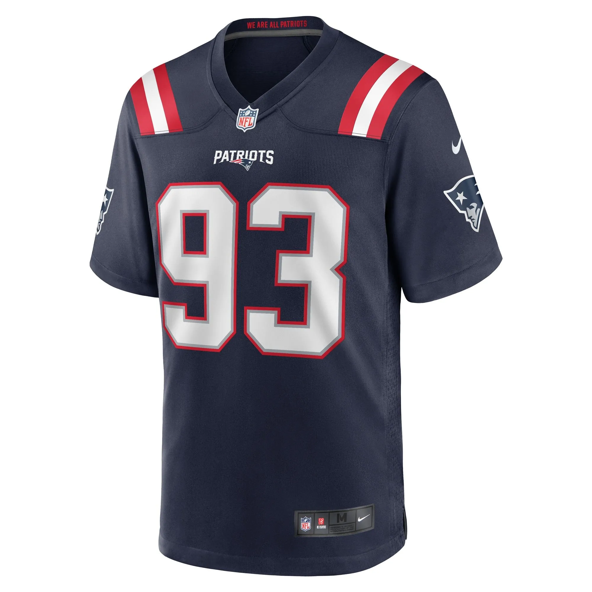 Lawrence Guy New England Patriots  Team Game Jersey -  Navy