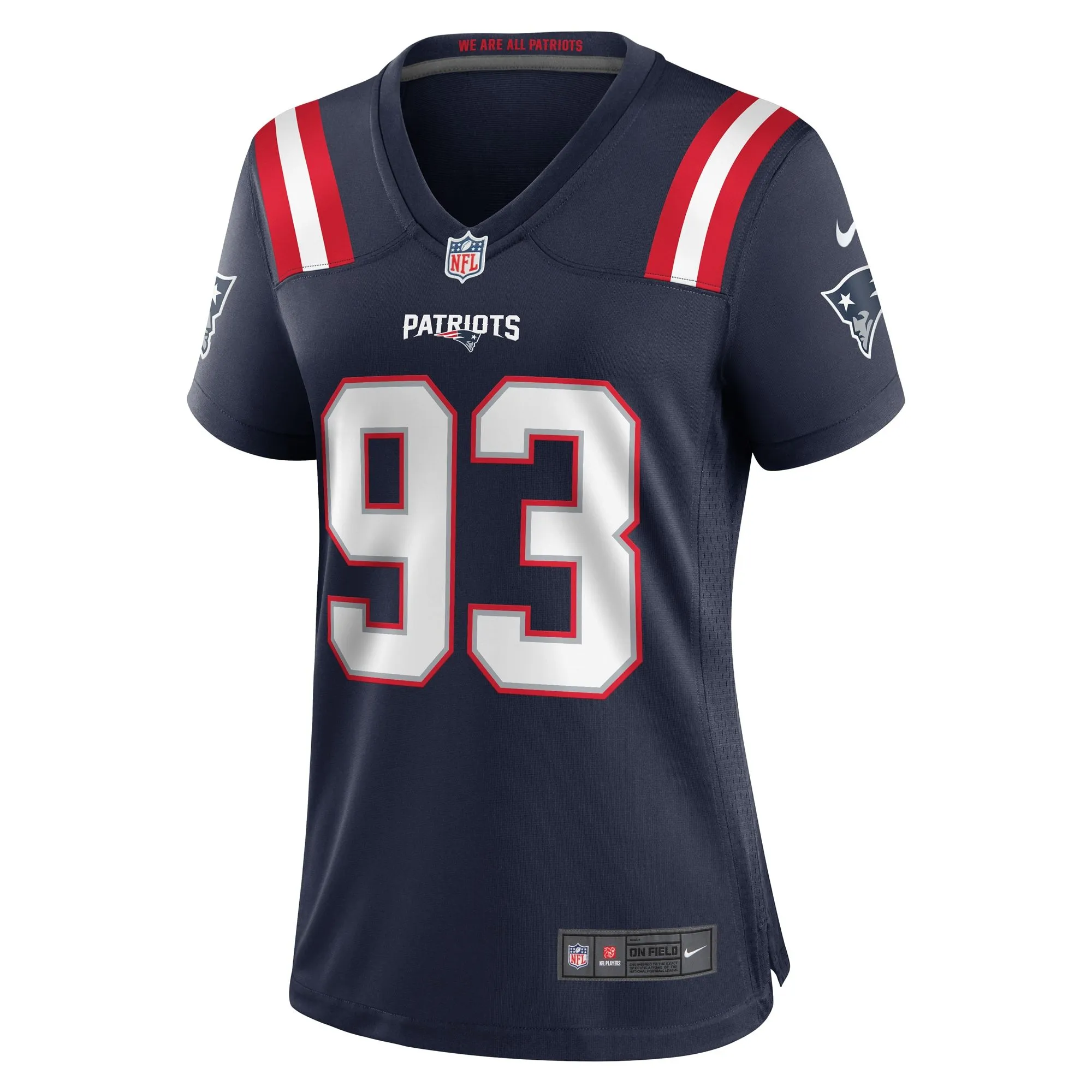 Lawrence Guy New England Patriots  Women's Team Game Jersey -  Navy