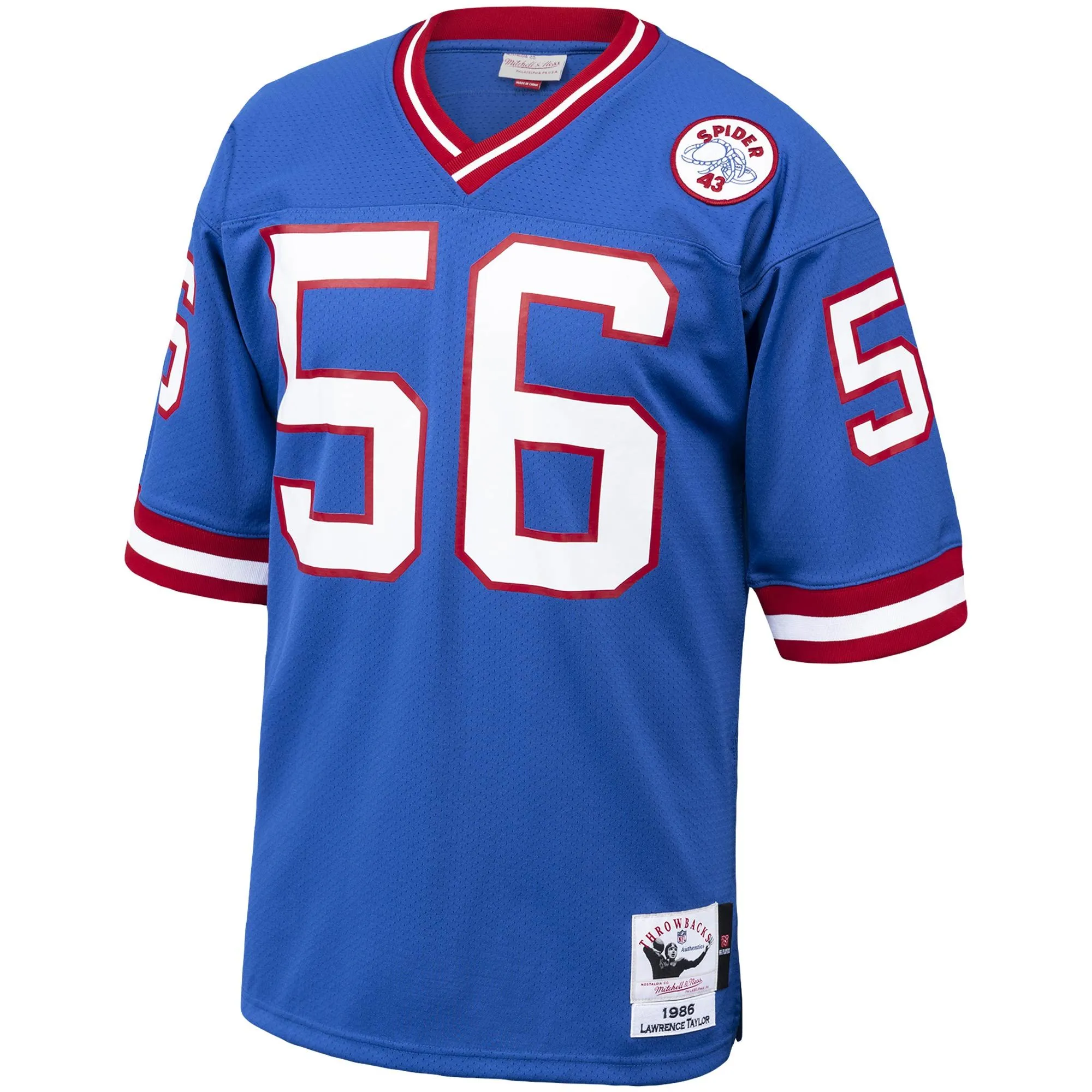 Lawrence Taylor New York Giants 1986 Mitchell & Ness  Throwback Retired Player Jersey - Royal