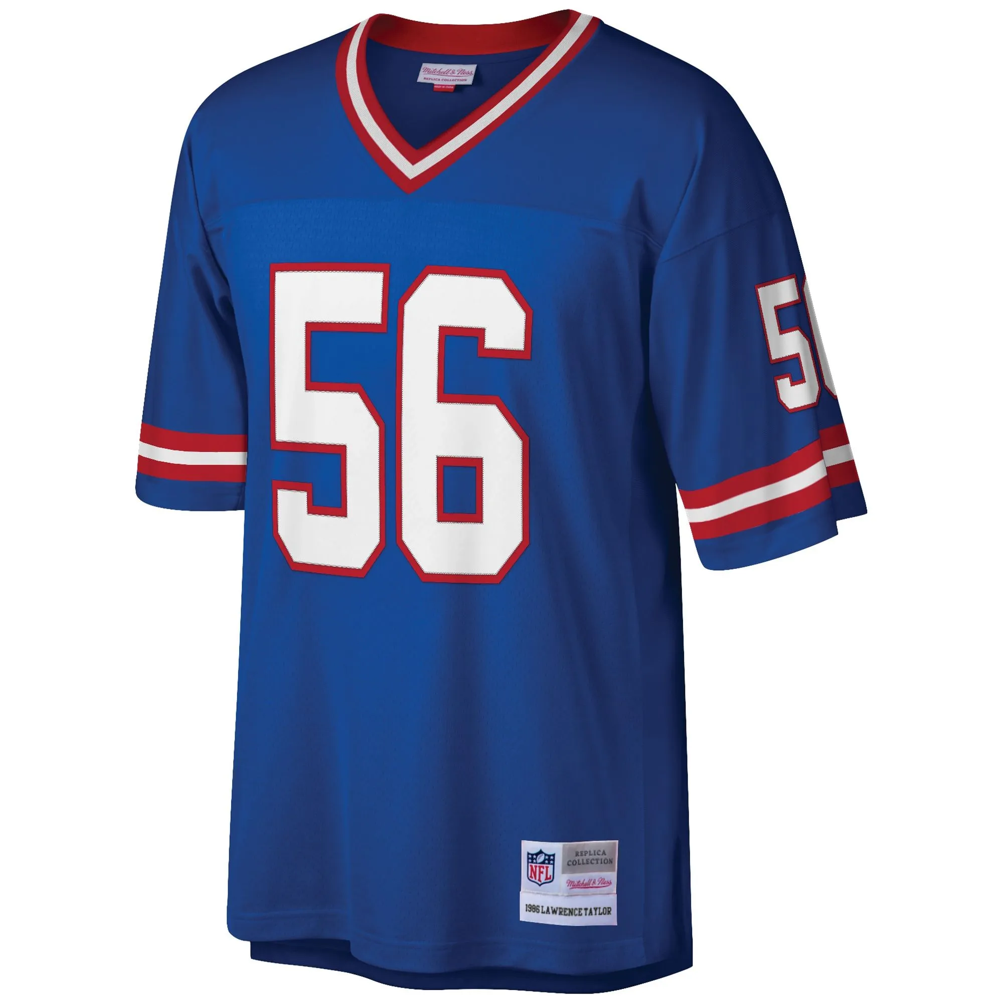 Lawrence Taylor New York Giants Mitchell & Ness Big & Tall 1986 Retired Player Replica Jersey - Royal