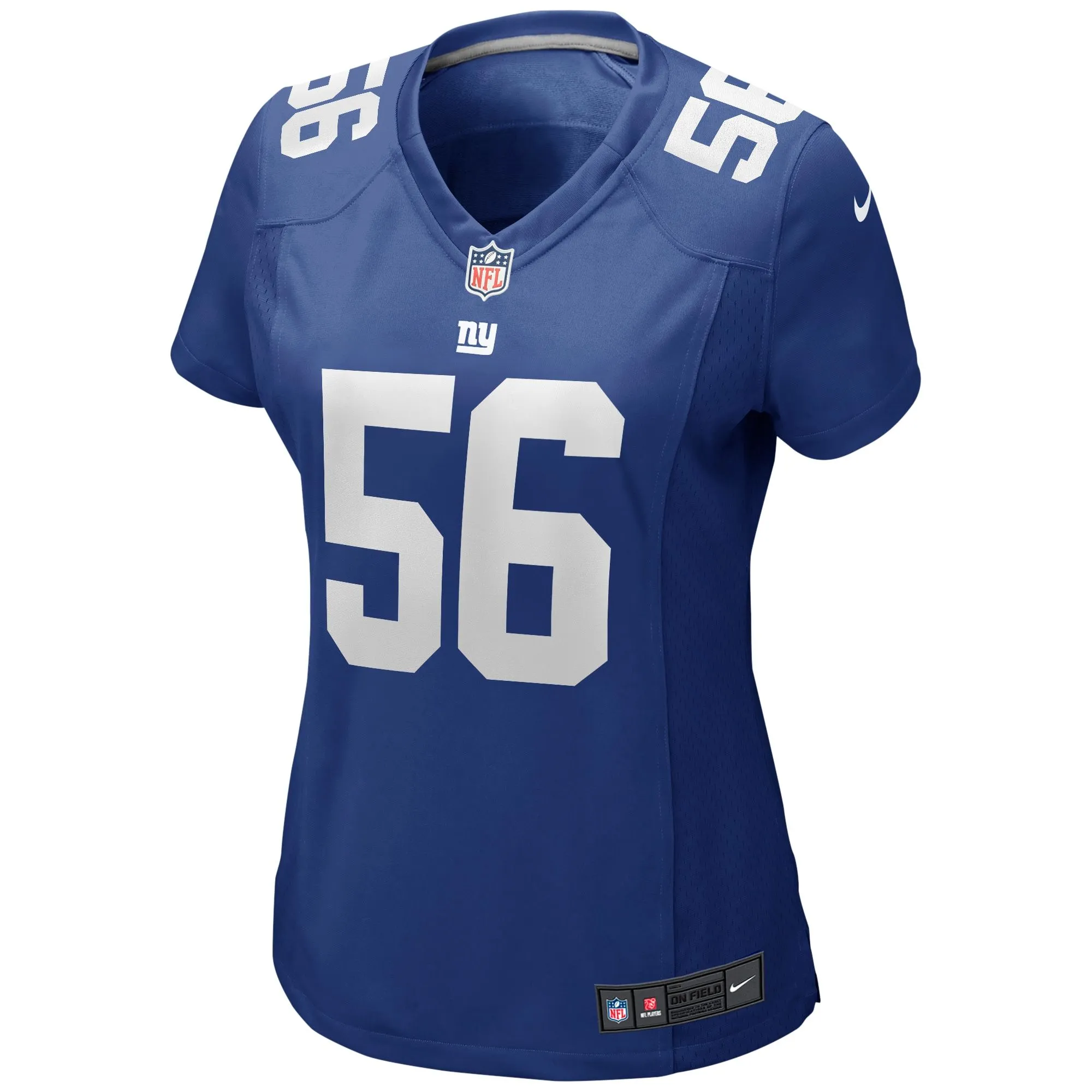 Lawrence Taylor New York Giants  Women's Game Retired Player Jersey - Royal