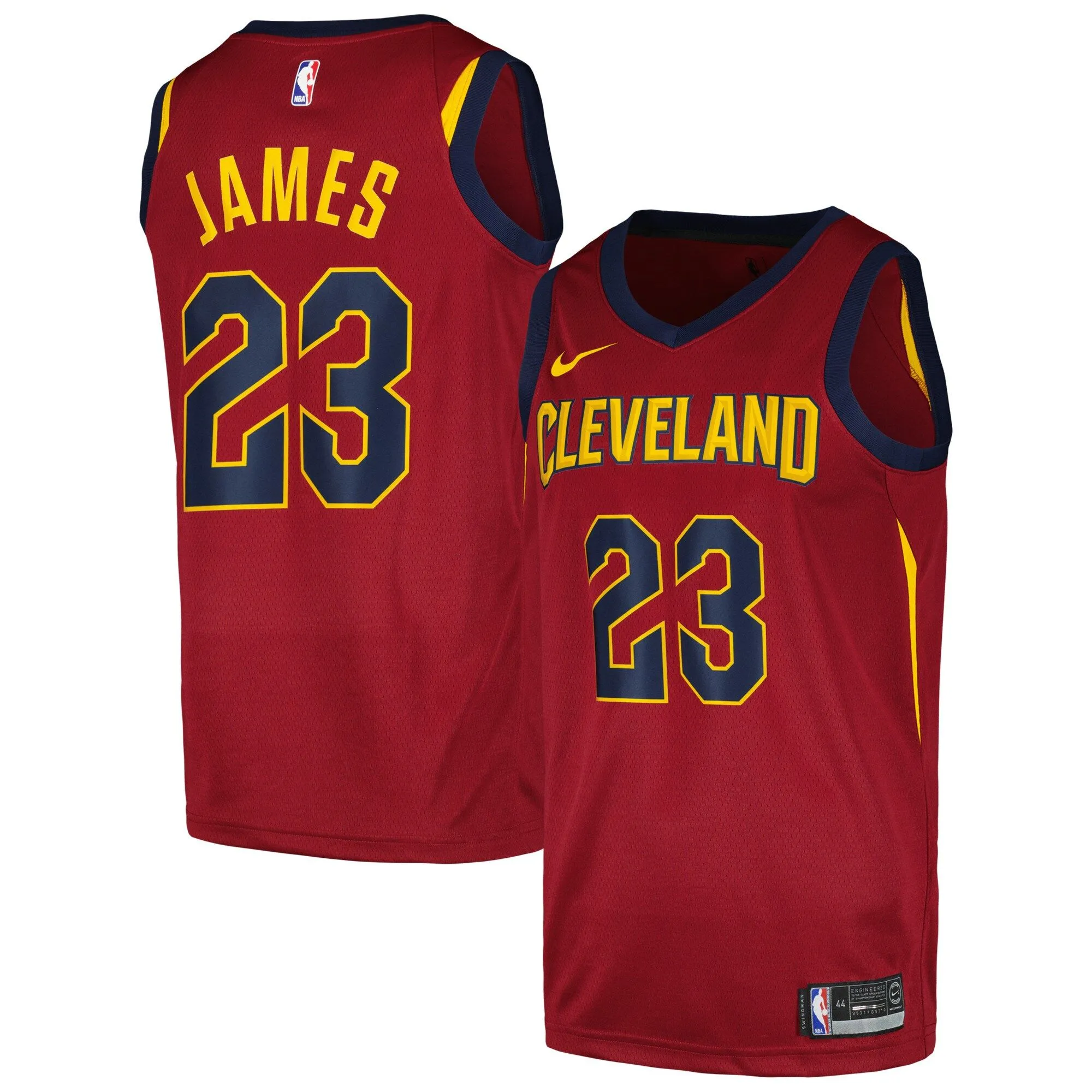 LeBron James Cleveland Cavaliers  Swingman Player Jersey - Icon Edition - Wine