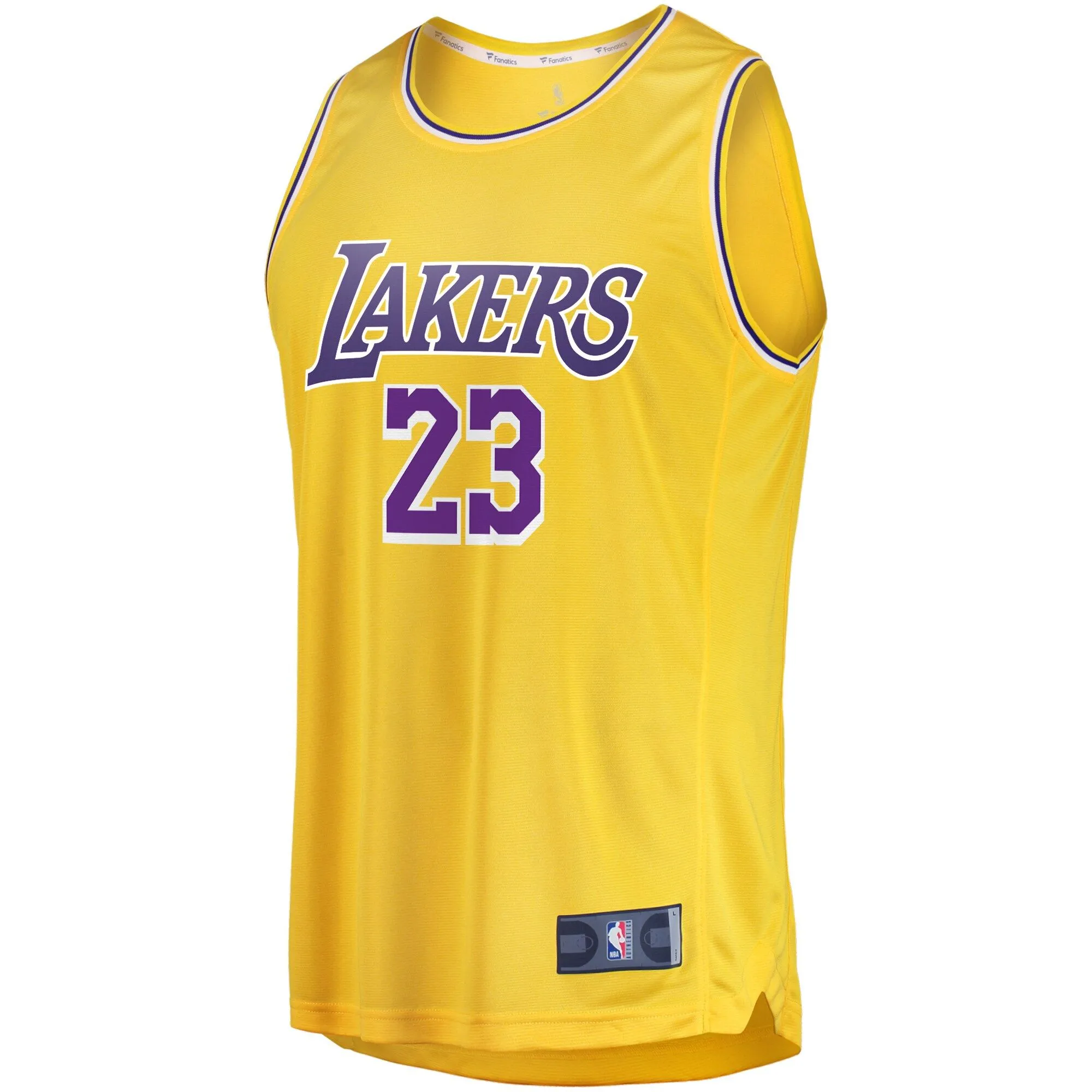 LeBron James Los Angeles Lakers Fanatics Branded 2019/20 Fast Break Replica Jersey Gold - Icon Edition