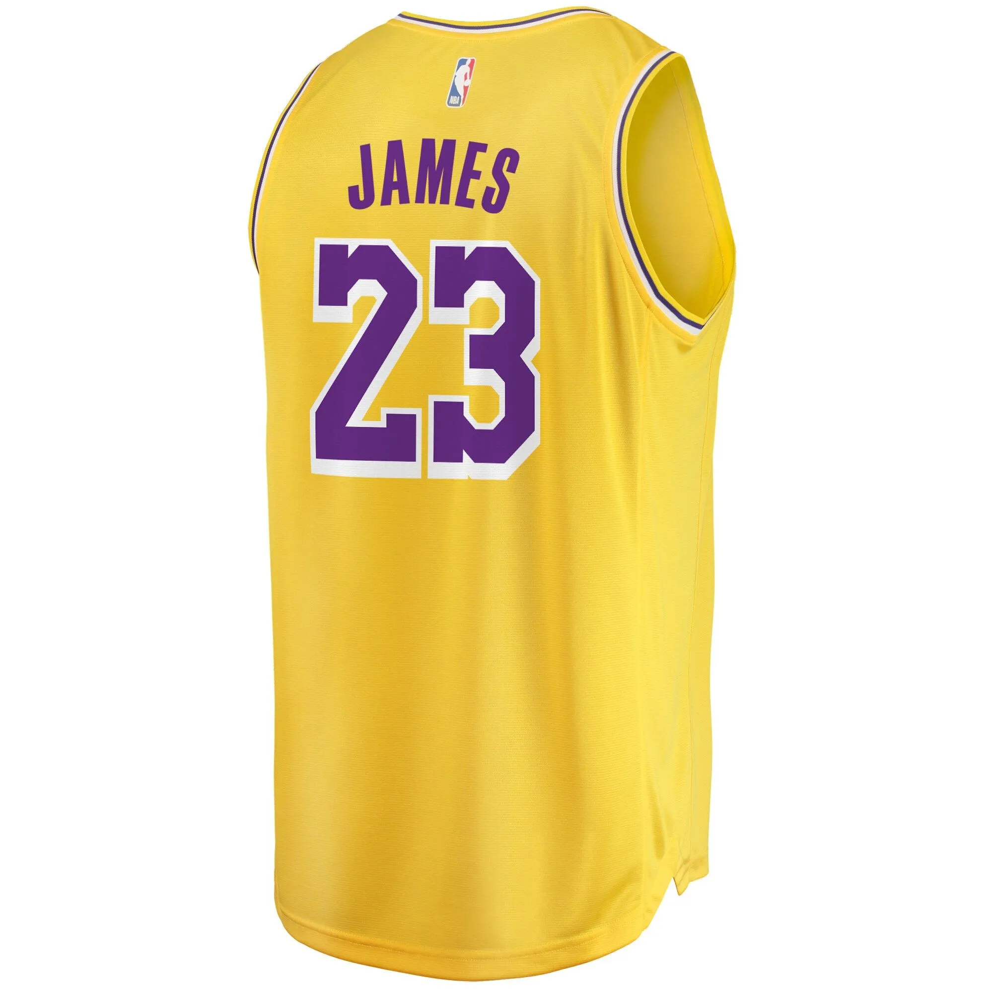 LeBron James Los Angeles Lakers Fanatics Branded 2019/20 Fast Break Replica Jersey Gold - Icon Edition