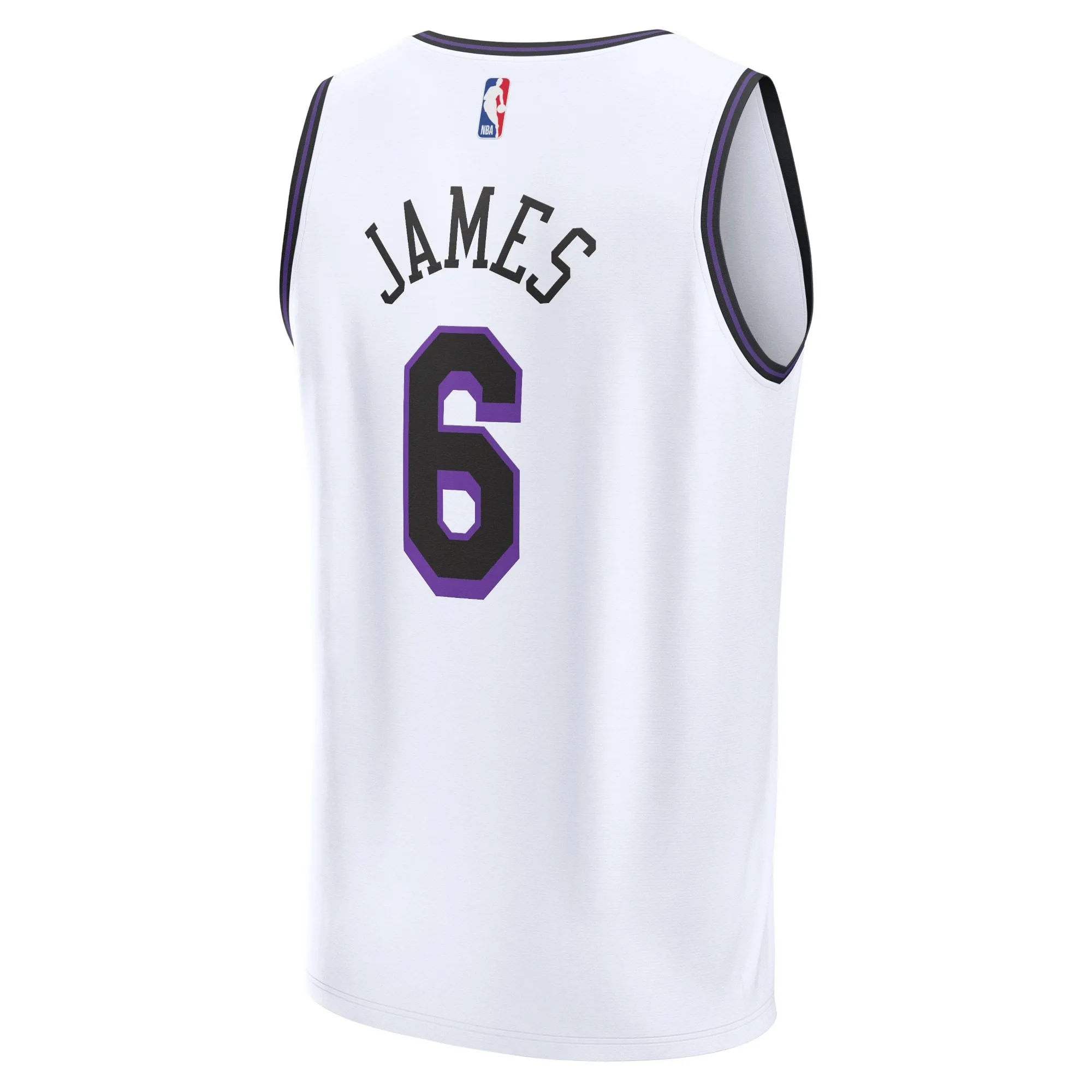 LeBron James Los Angeles Lakers Fanatics Branded Fastbreak Jersey - City Edition - White