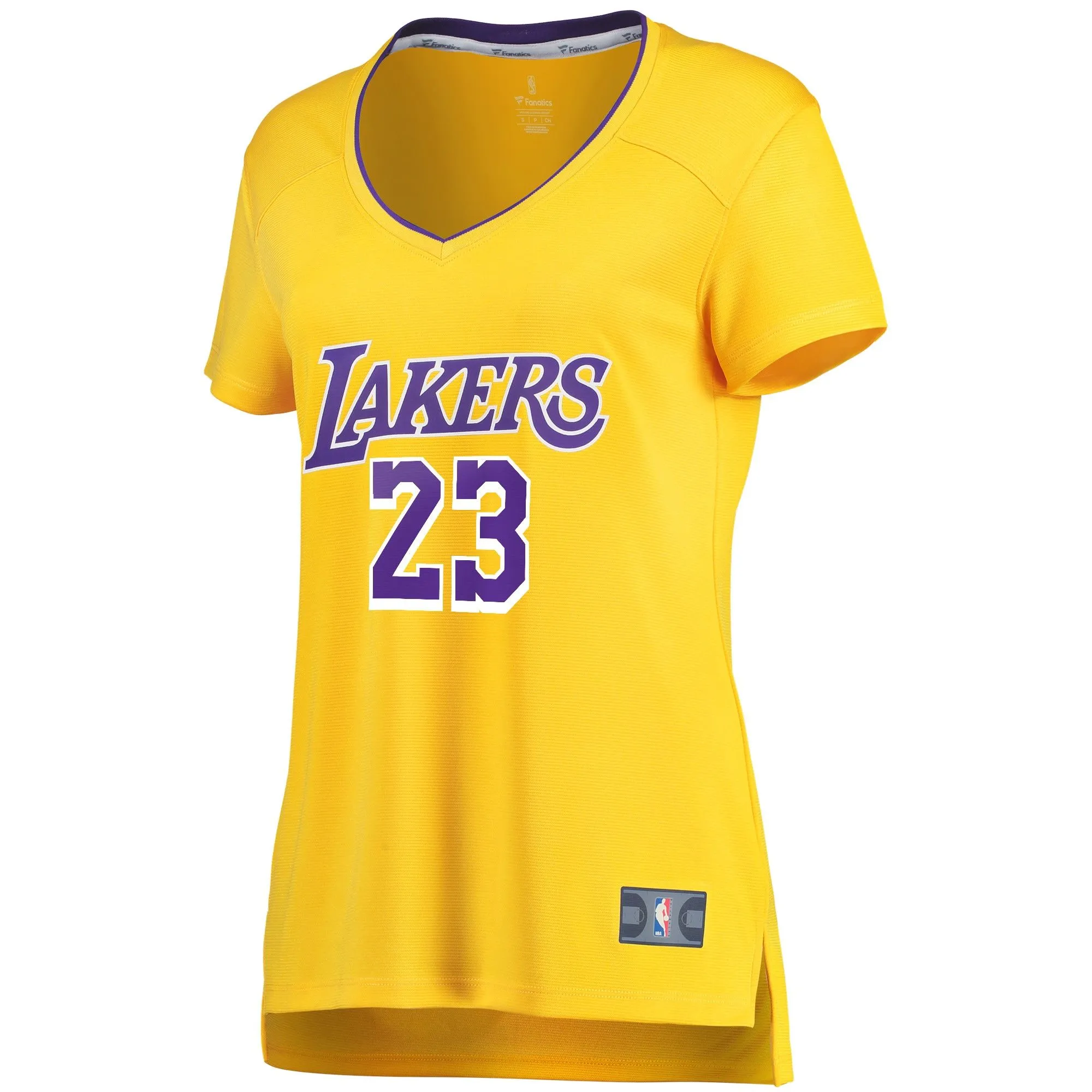 LeBron James Los Angeles Lakers Fanatics Branded Women's Fast Break Replica Jersey - Icon Edition - Gold