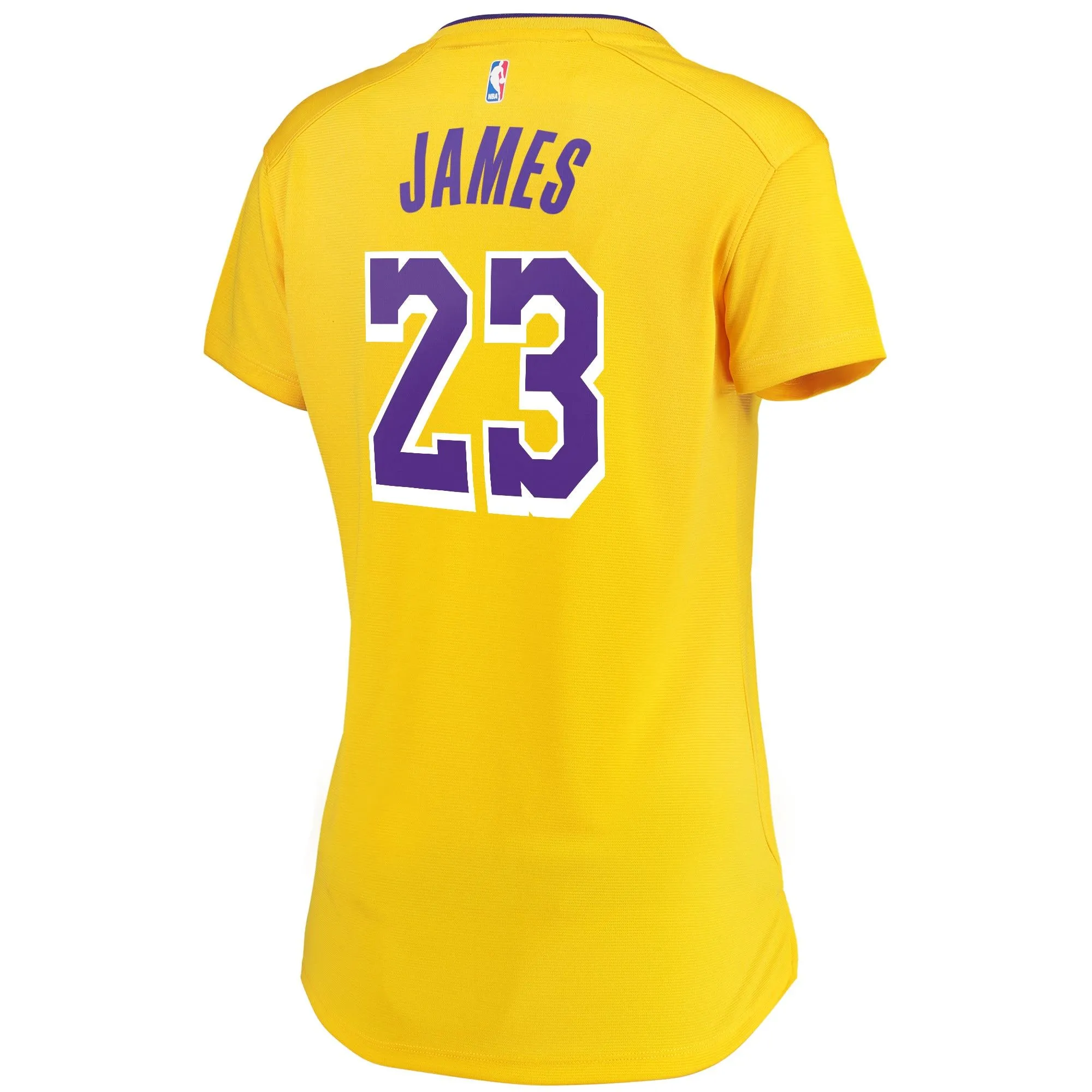 LeBron James Los Angeles Lakers Fanatics Branded Women's Fast Break Replica Jersey - Icon Edition - Gold