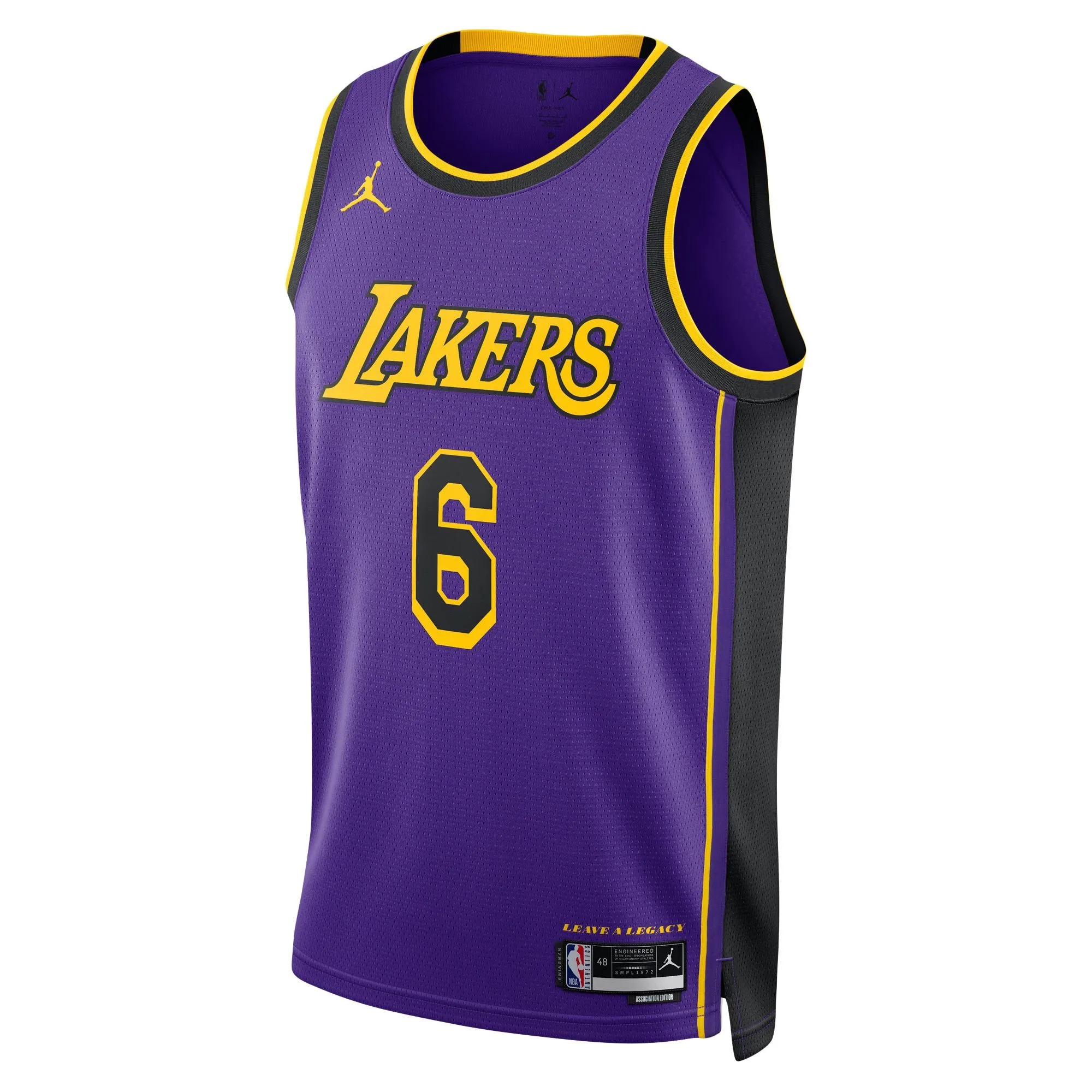 LeBron James Los Angeles Lakers Jordan Brand Unisex Swingman Jersey - Statement Edition - Purple