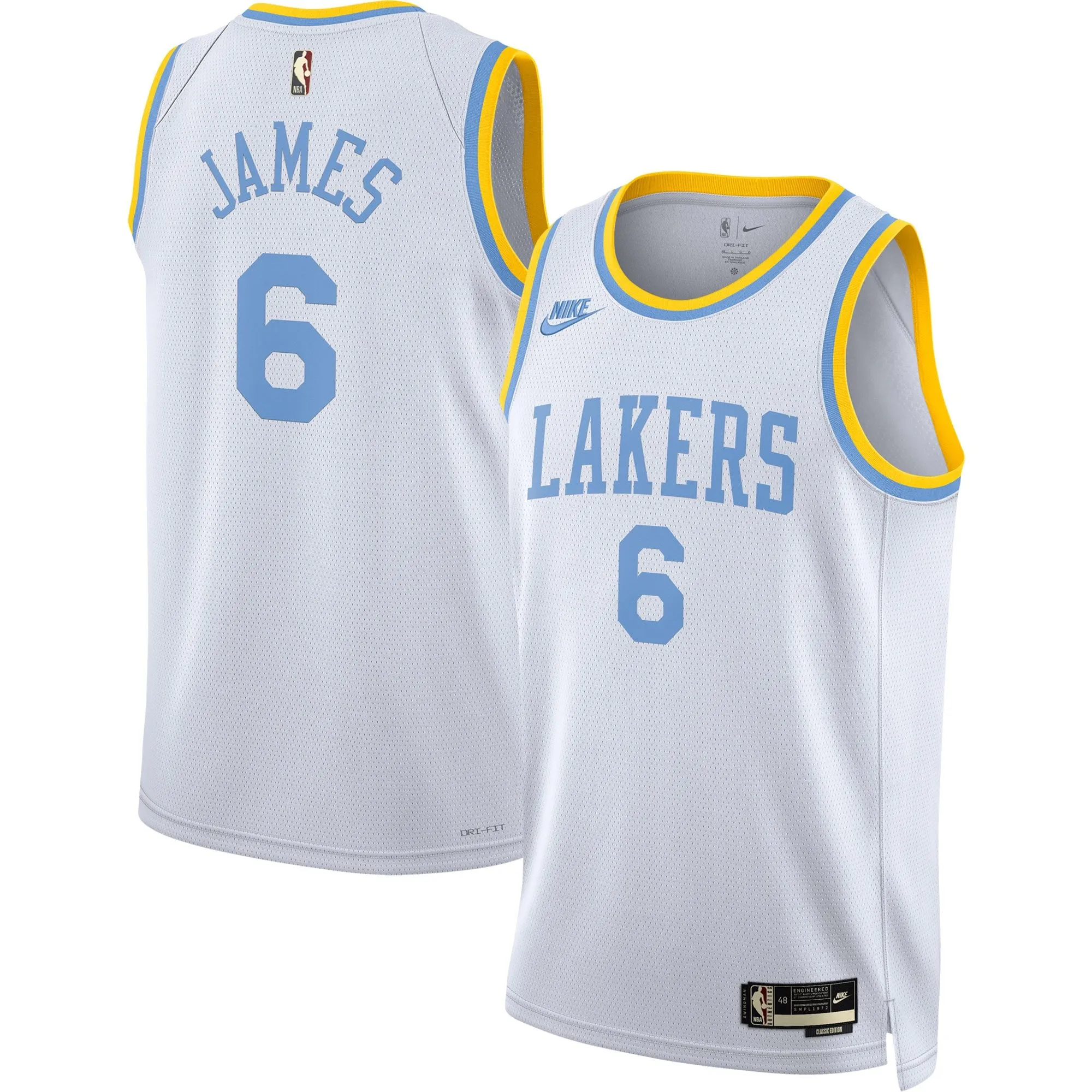 LeBron James Los Angeles Lakers  Swingman Jersey - Classic Edition - White