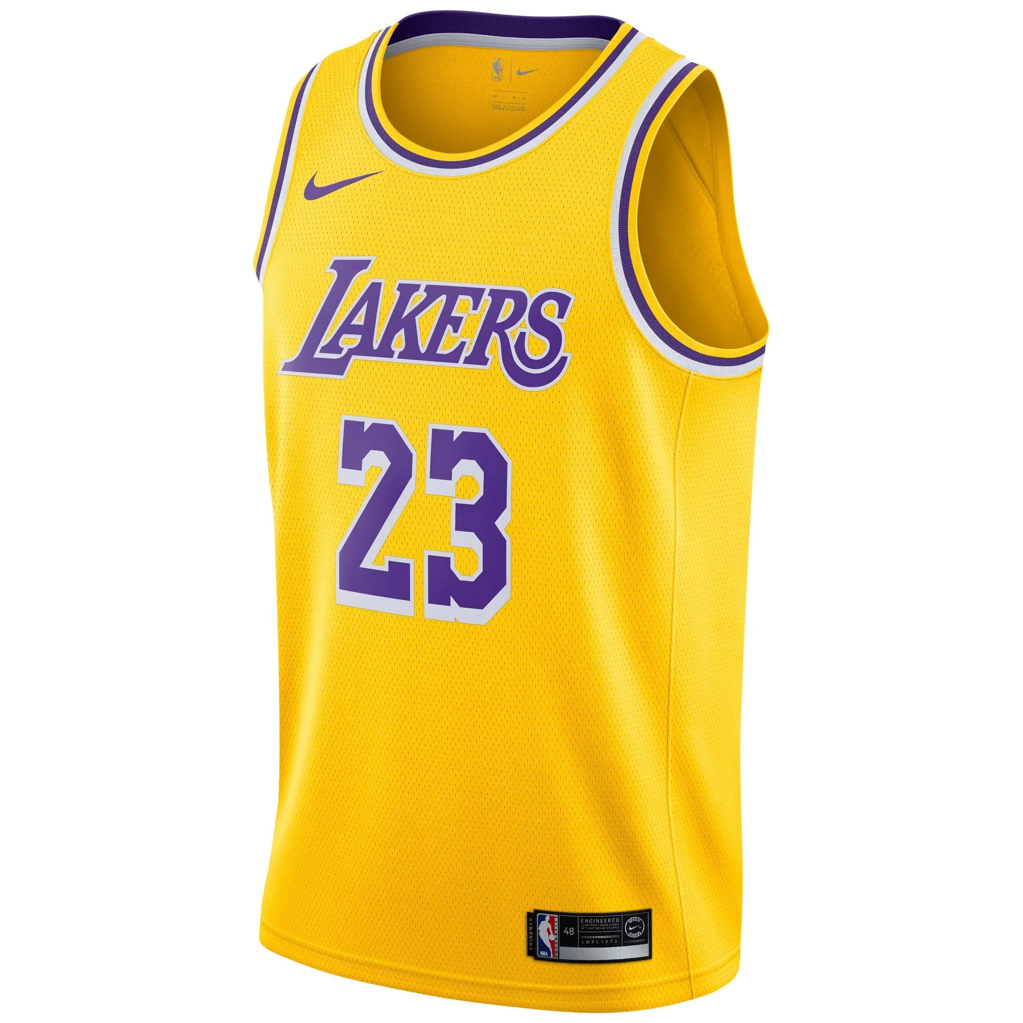 LeBron James Los Angeles Lakers  Swingman Player Jersey Gold - Icon Edition