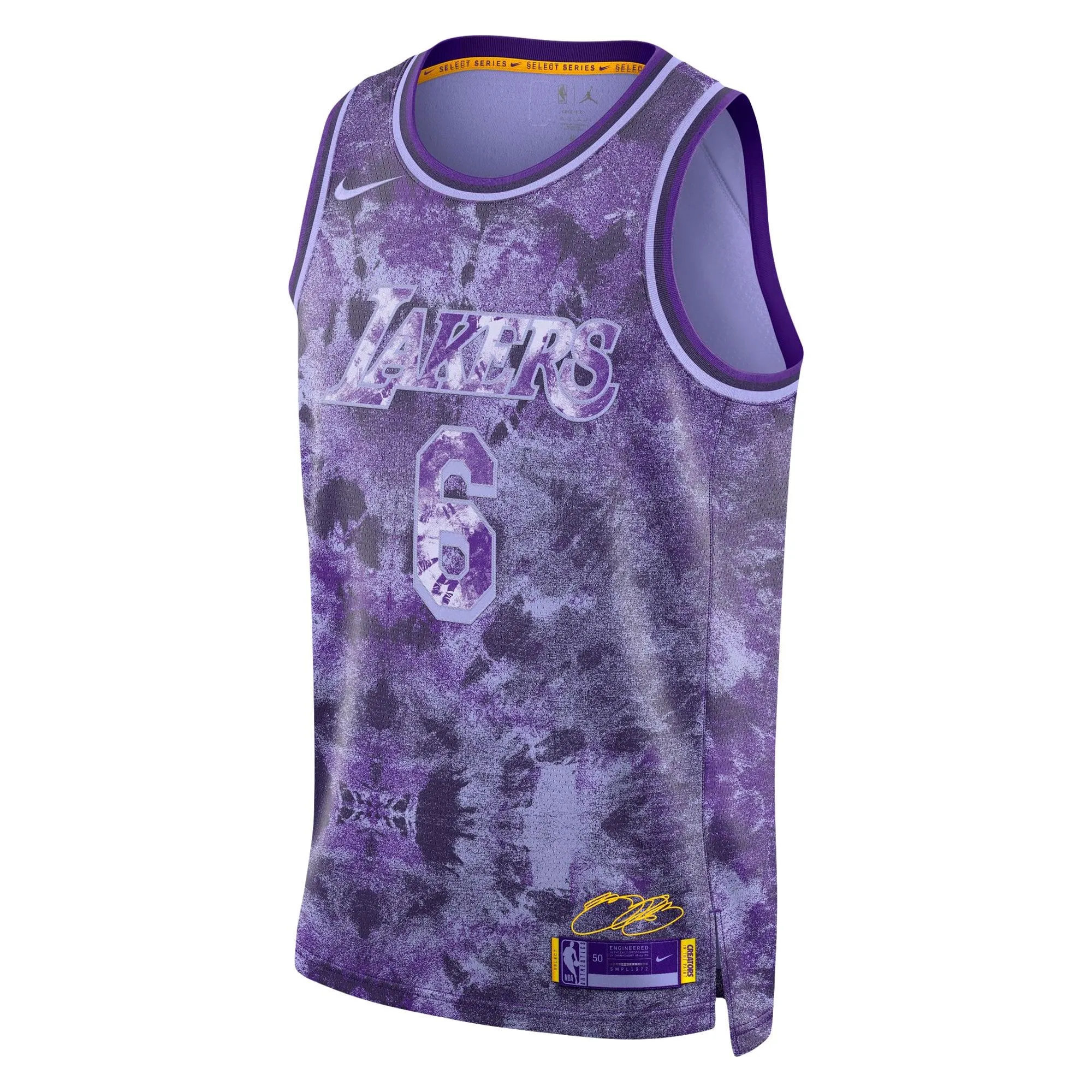 LeBron James Los Angeles Lakers  Unisex Select Series Swingman Jersey - Purple