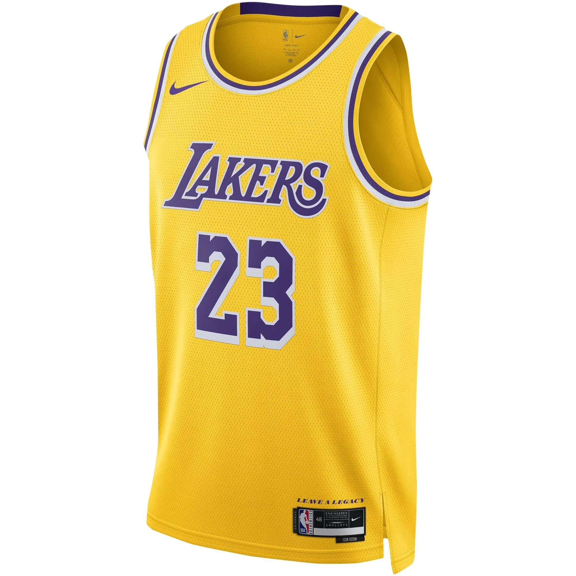 LeBron James Los Angeles Lakers  Unisex Swingman Jersey - Icon Edition - Gold