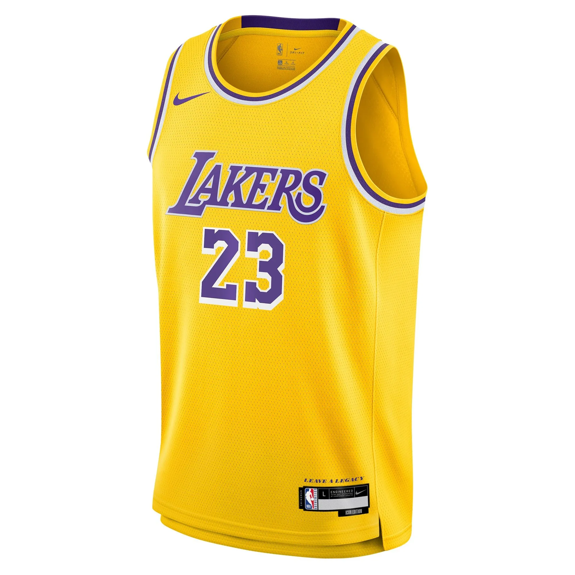 LeBron James Los Angeles Lakers  Youth Swingman Jersey - Icon Edition - Gold