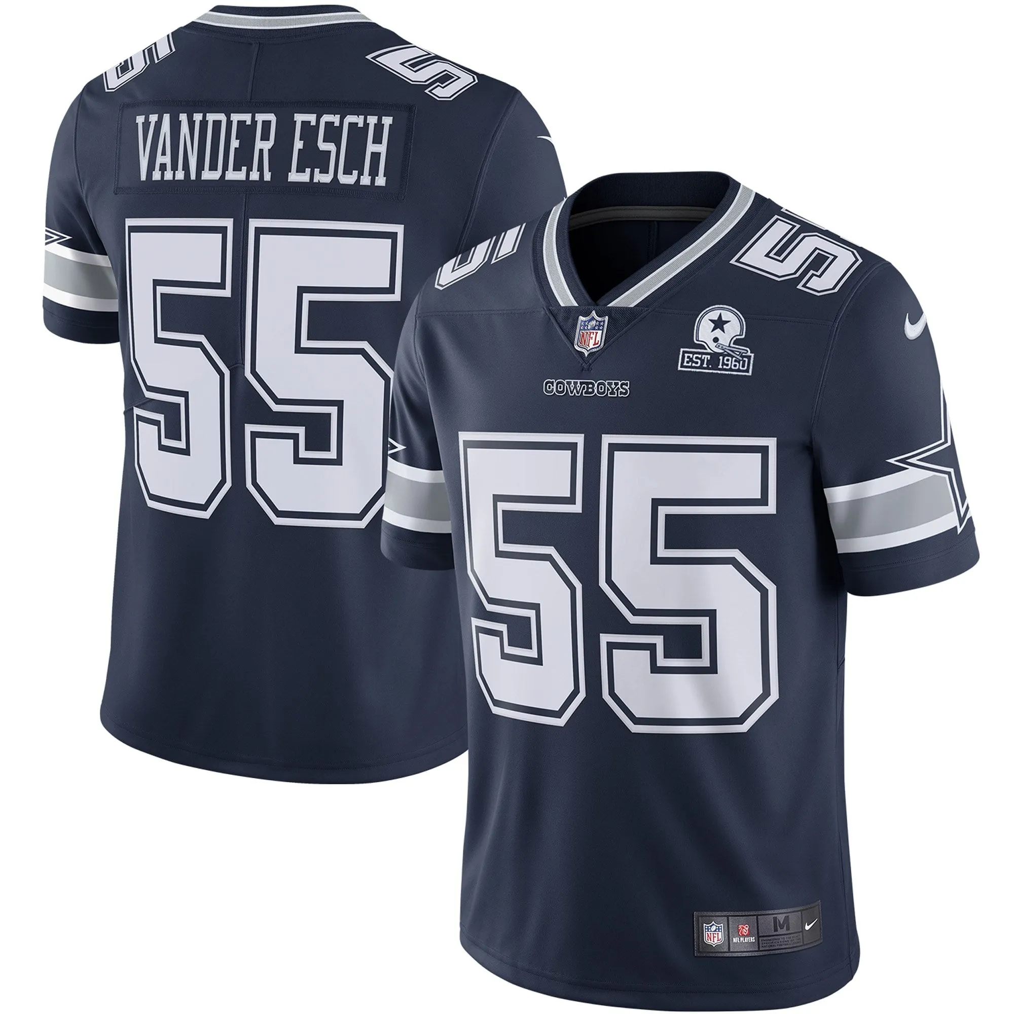 Leighton Vander Esch Dallas Cowboys  60th Anniversary Limited Jersey - Navy