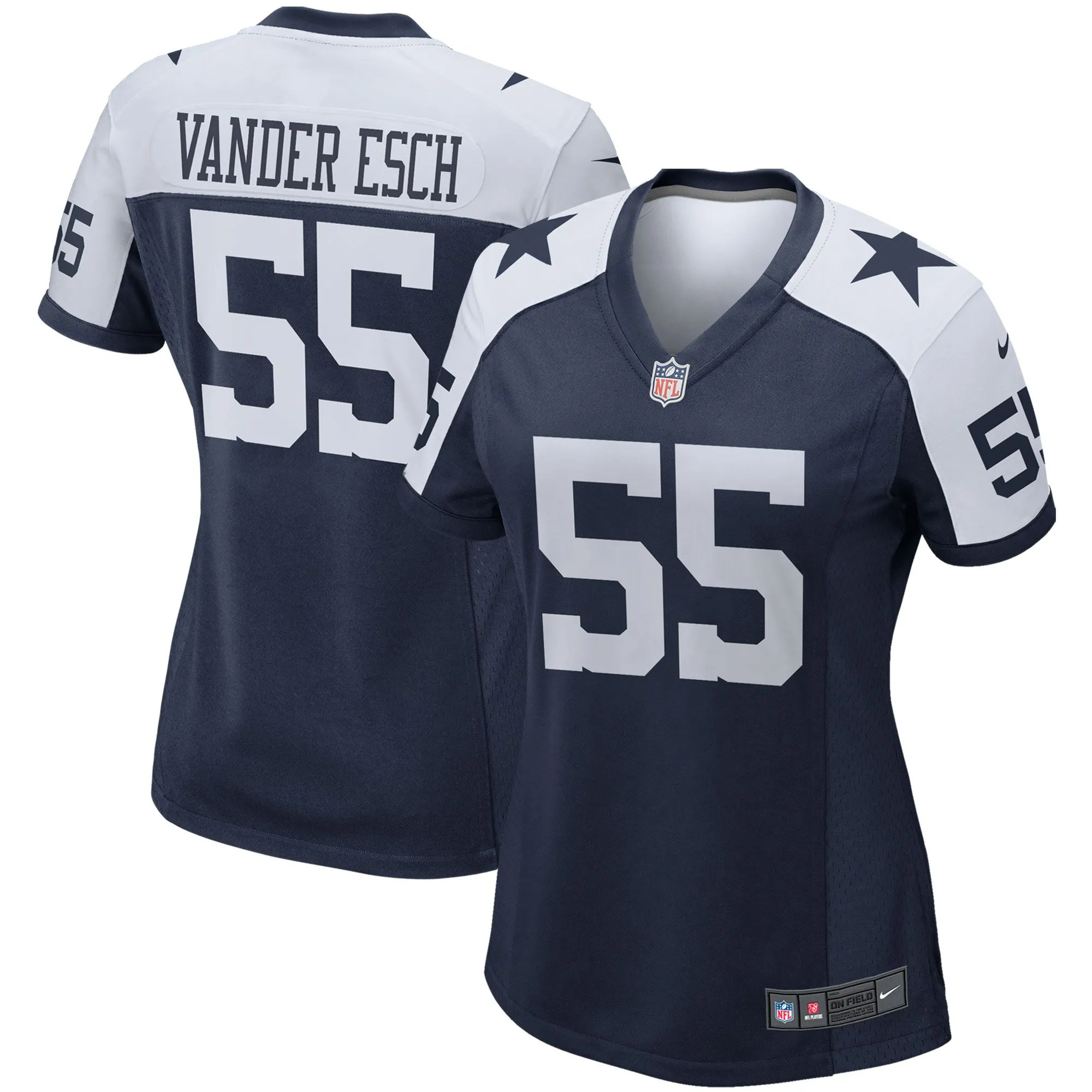 Leighton Vander Esch Dallas Cowboys  Women's Alternate Game Team Jersey - Navy