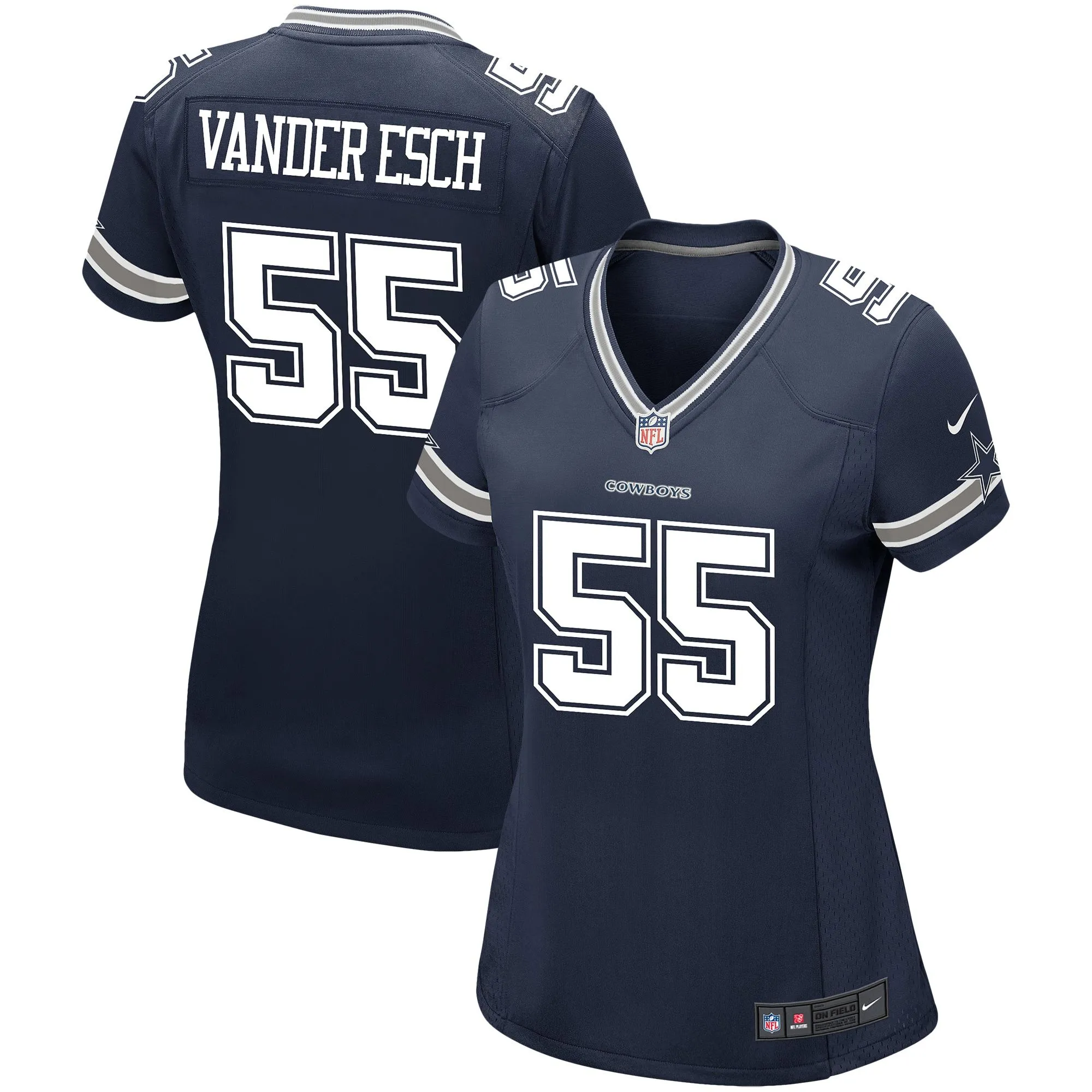 Leighton Vander Esch Dallas Cowboys  Women's Game Player Jersey - Navy