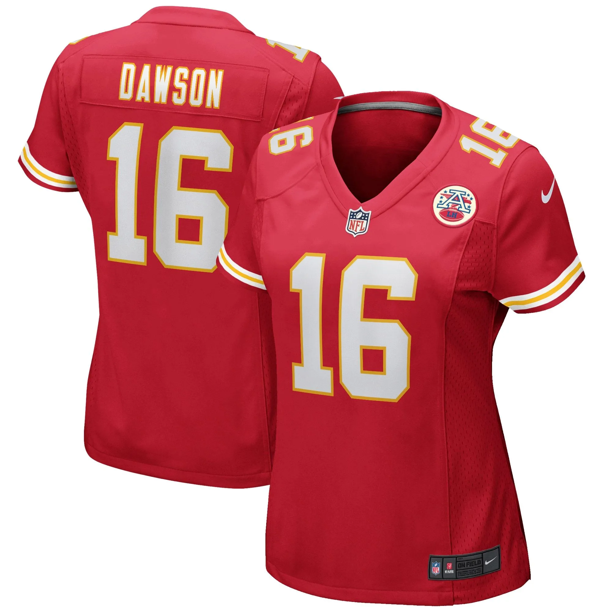 Len Dawson Kansas City Chiefs  Women's Game Retired Player Jersey - Red