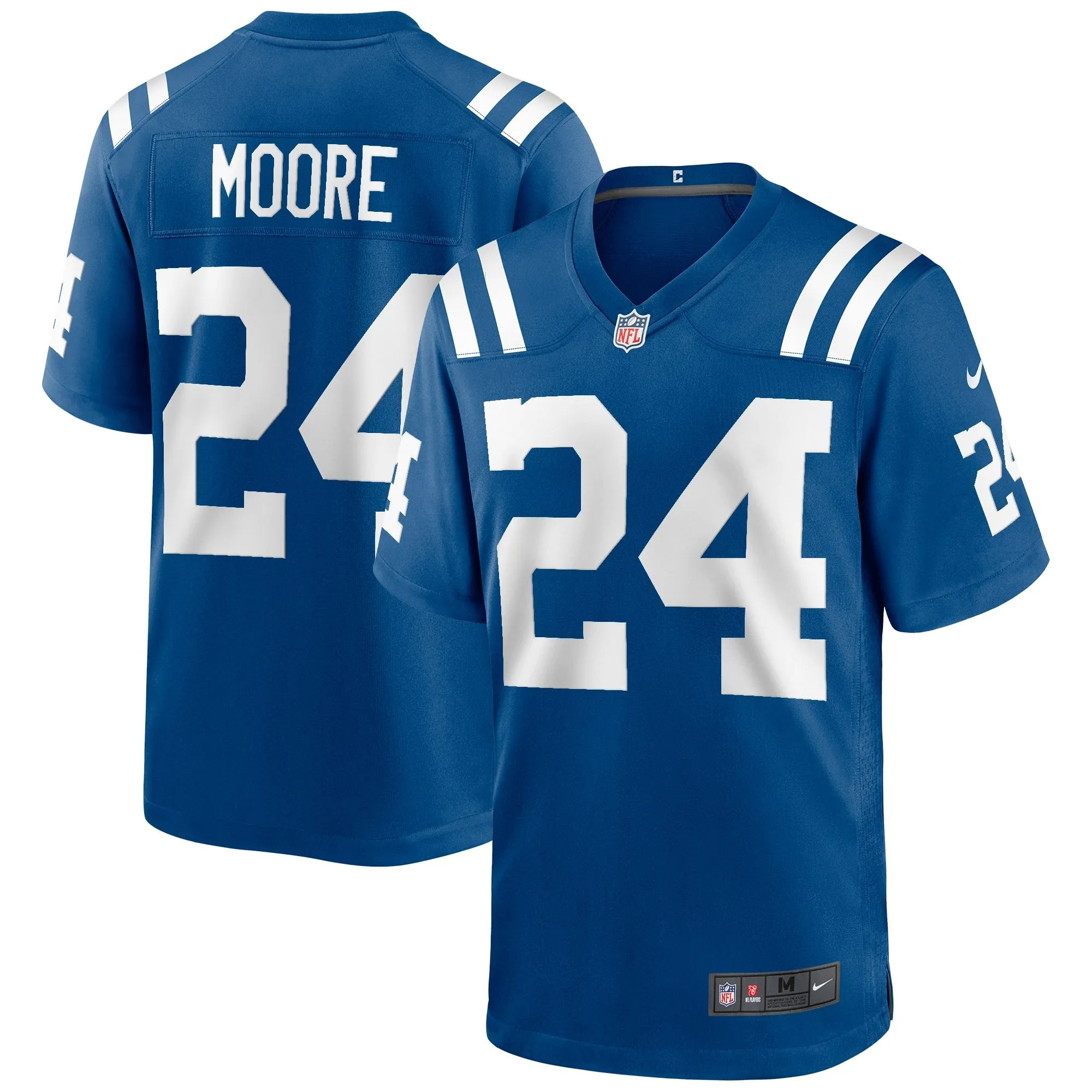 Lenny Moore Indianapolis Colts  Game Retired Player Jersey - Royal