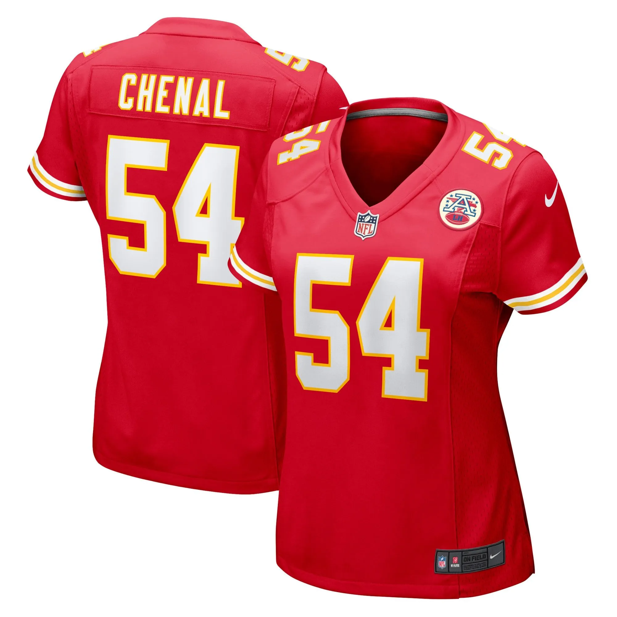 Leo Chenal Kansas City Chiefs  Women's Game Player Jersey - Red