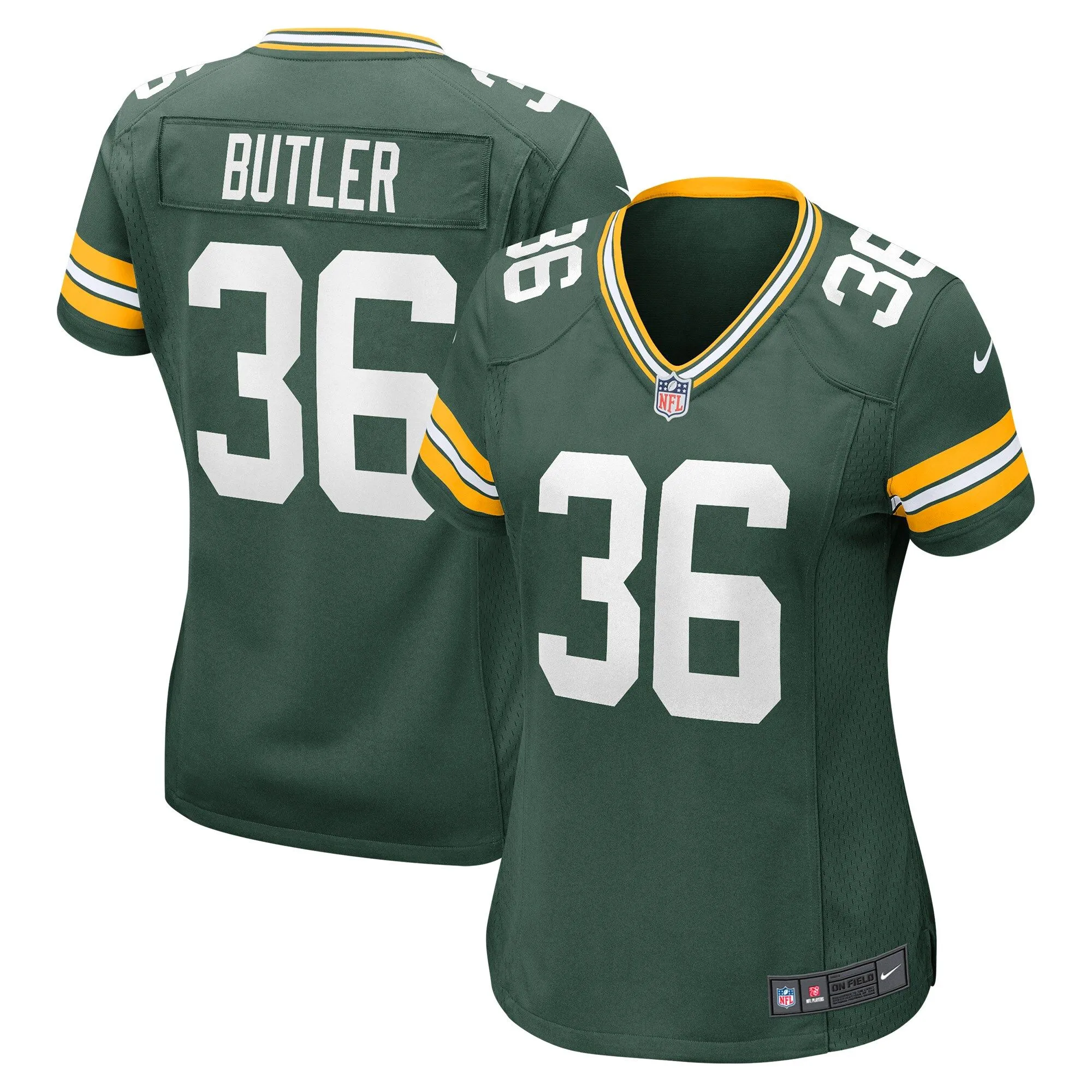 LeRoy Butler Green Bay Packers  Women's Retired Player Game Jersey - Green