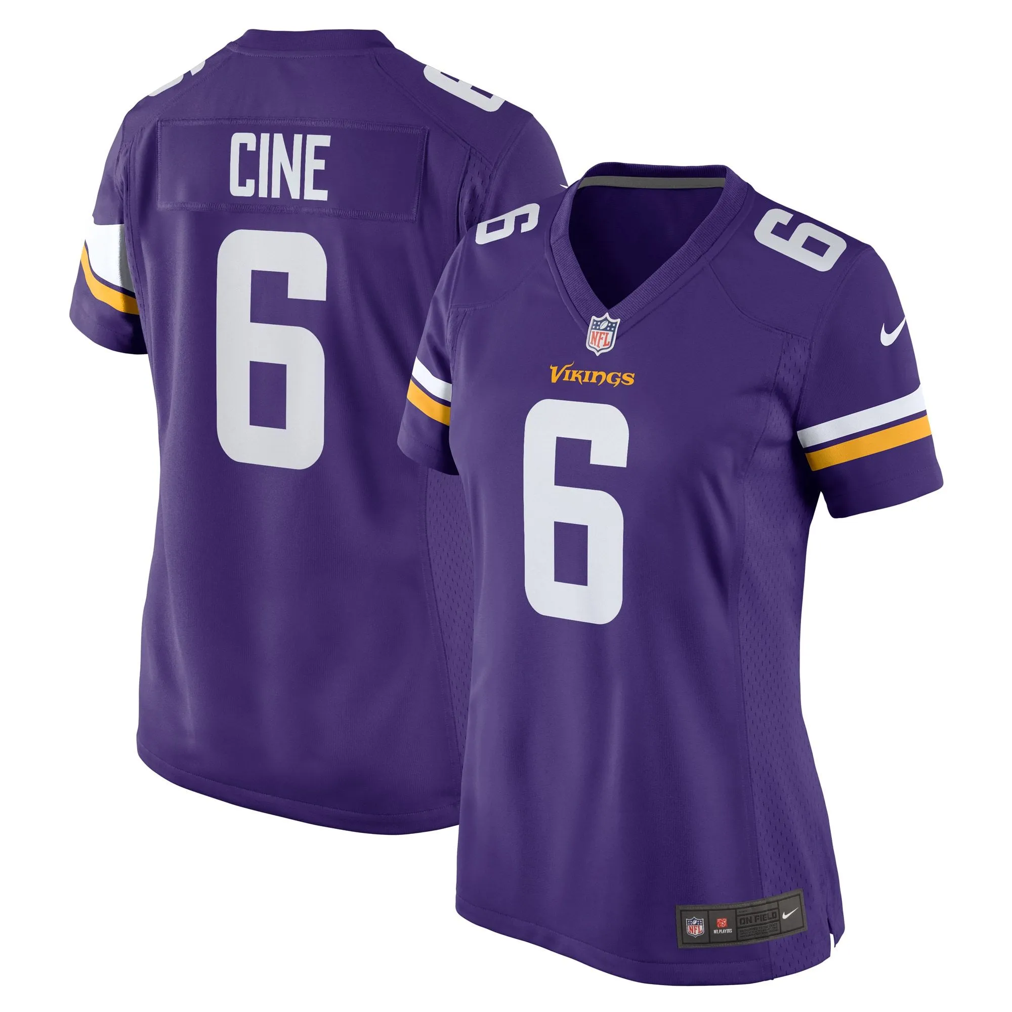 Lewis Cine Minnesota Vikings  Women's Game Player Jersey - Purple