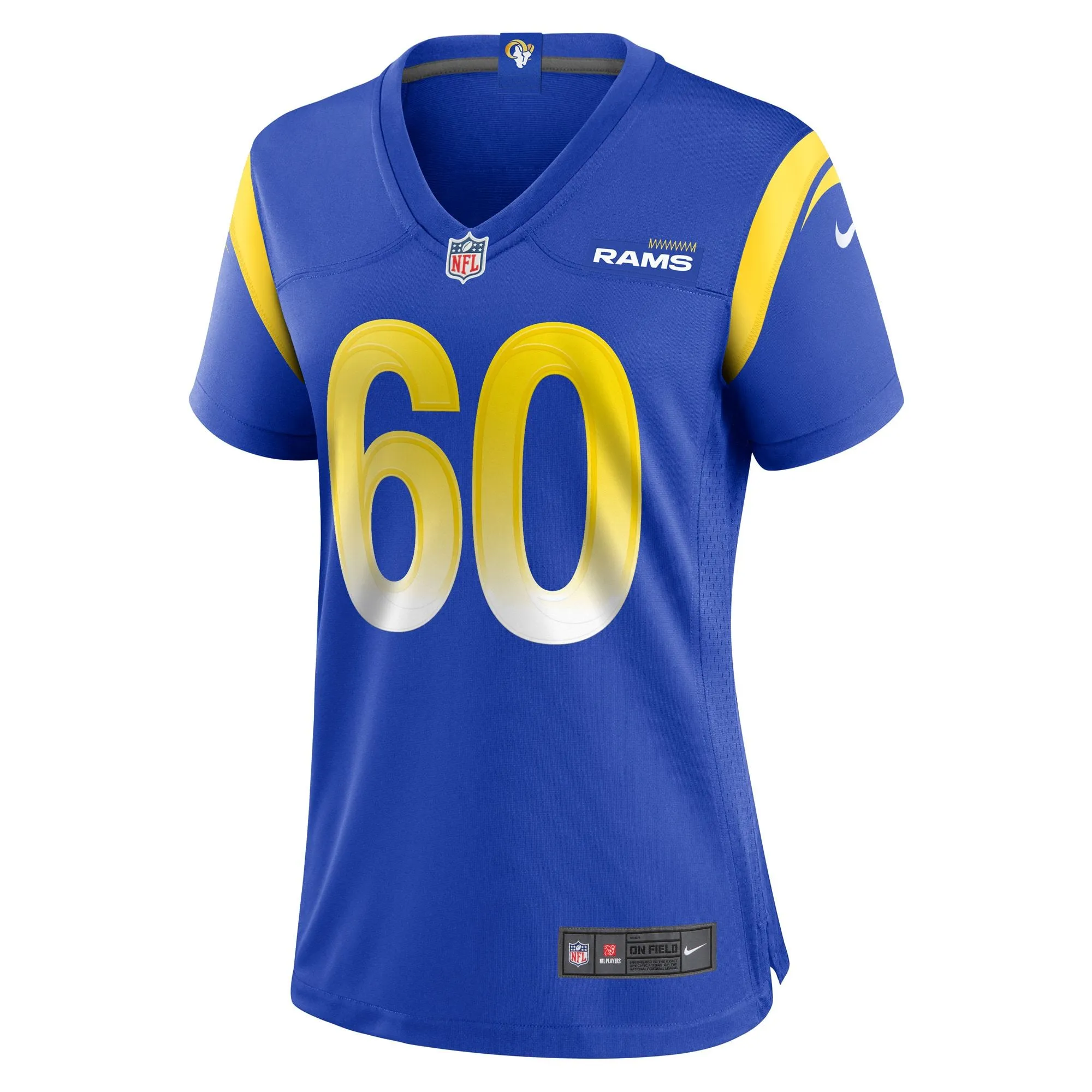 Logan Bruss Los Angeles Rams  Women's Game Player Jersey - Royal