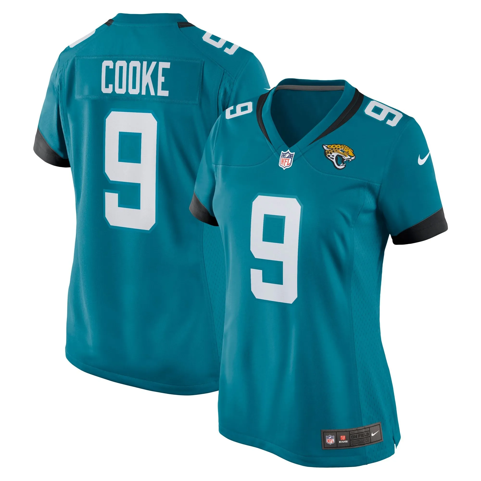 Logan Cooke Jacksonville Jaguars  Women's Game Jersey - Teal