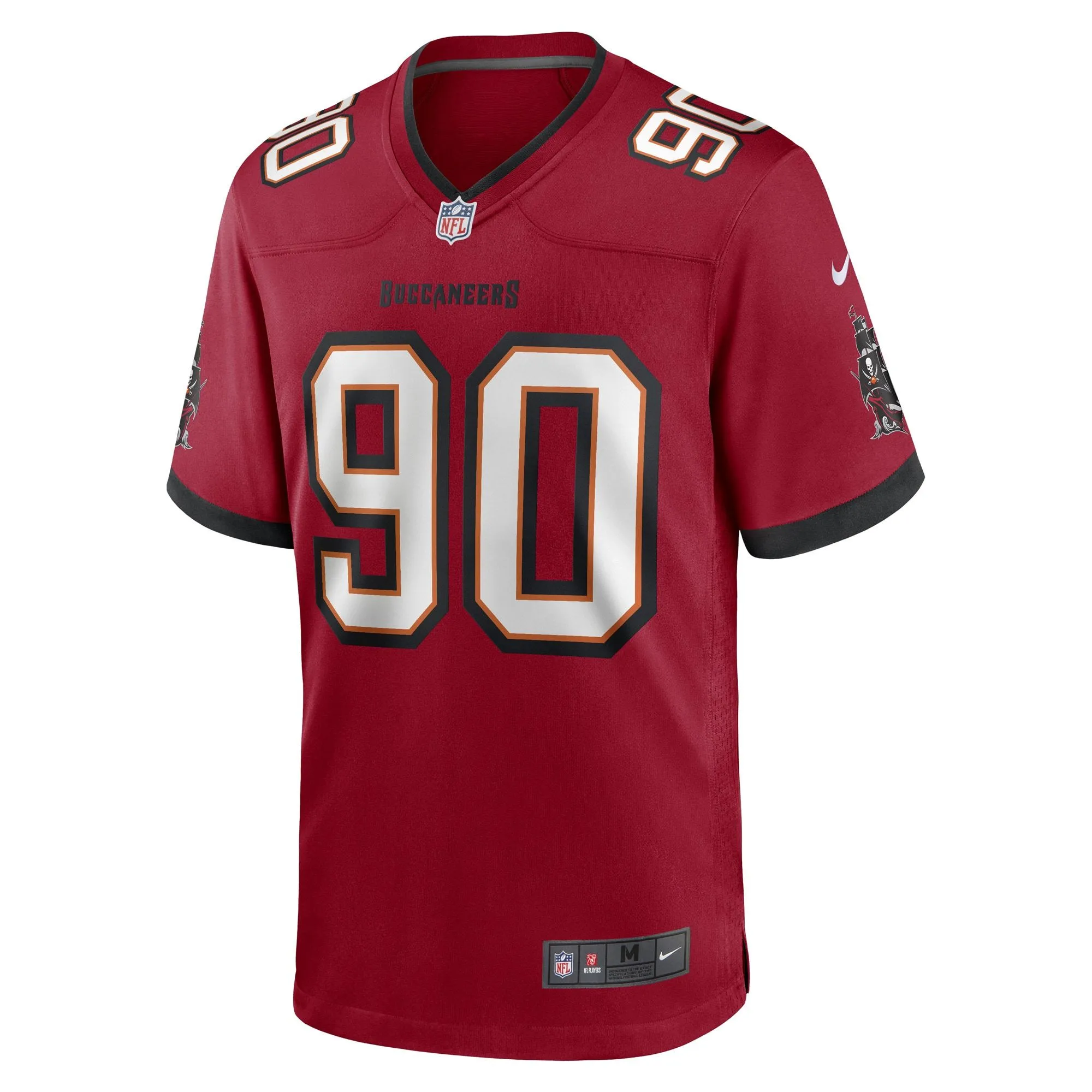 Logan Hall Tampa Bay Buccaneers  Game Player Jersey - Red