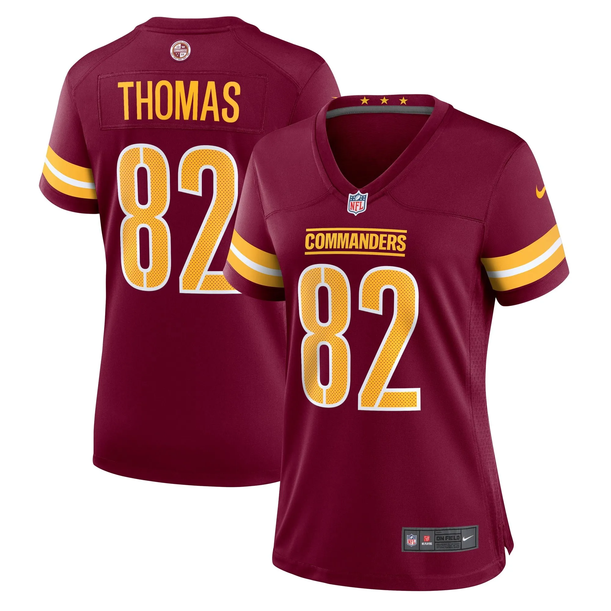 Logan Thomas Washington Commanders  Women's  Game Jersey -  Burgundy