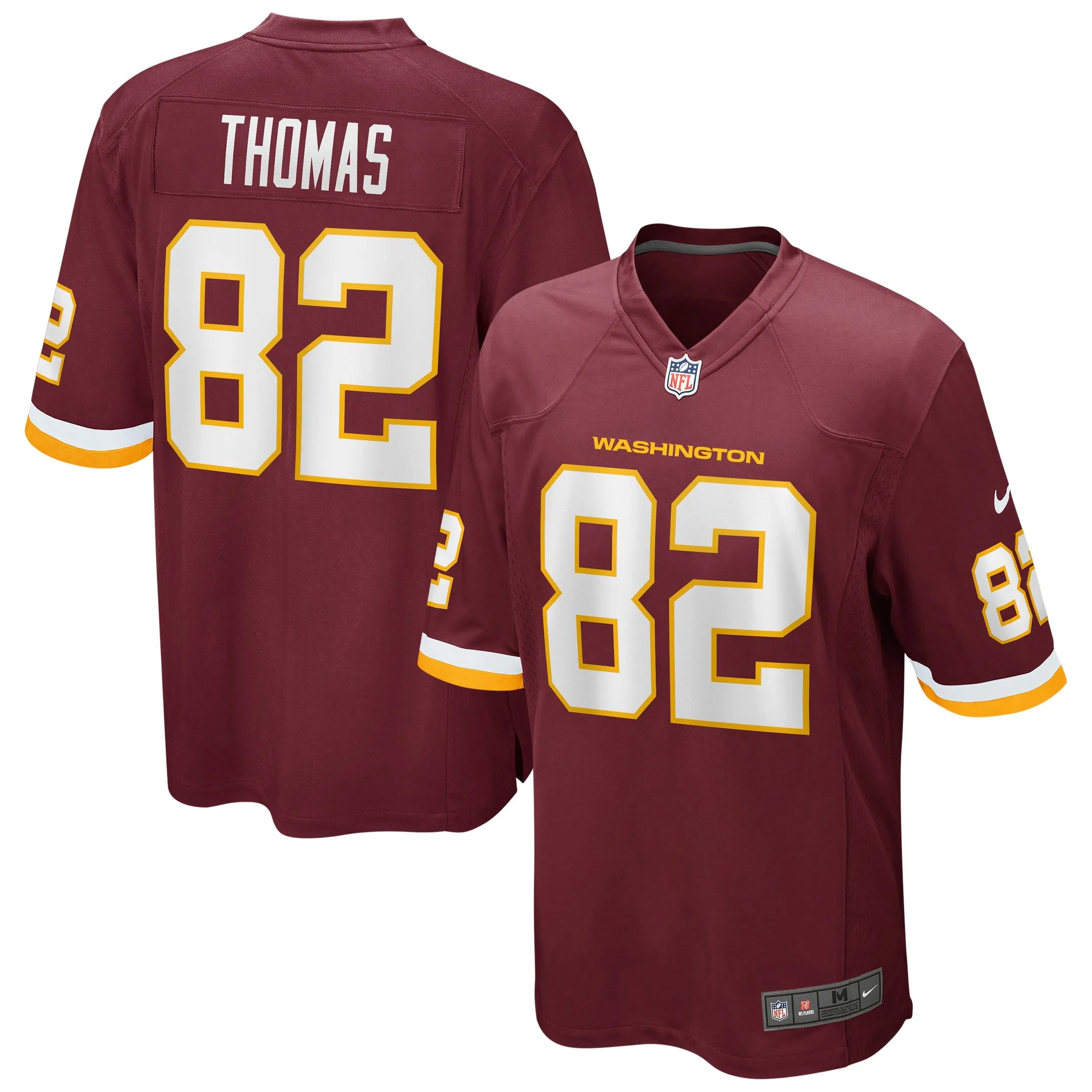 Logan Thomas Washington Football Team  Game Player Jersey - Burgundy