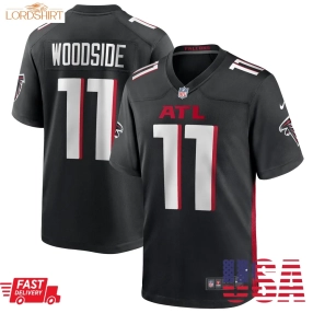 Logan Woodside Atlanta Falcons  Team Game Jersey    Black