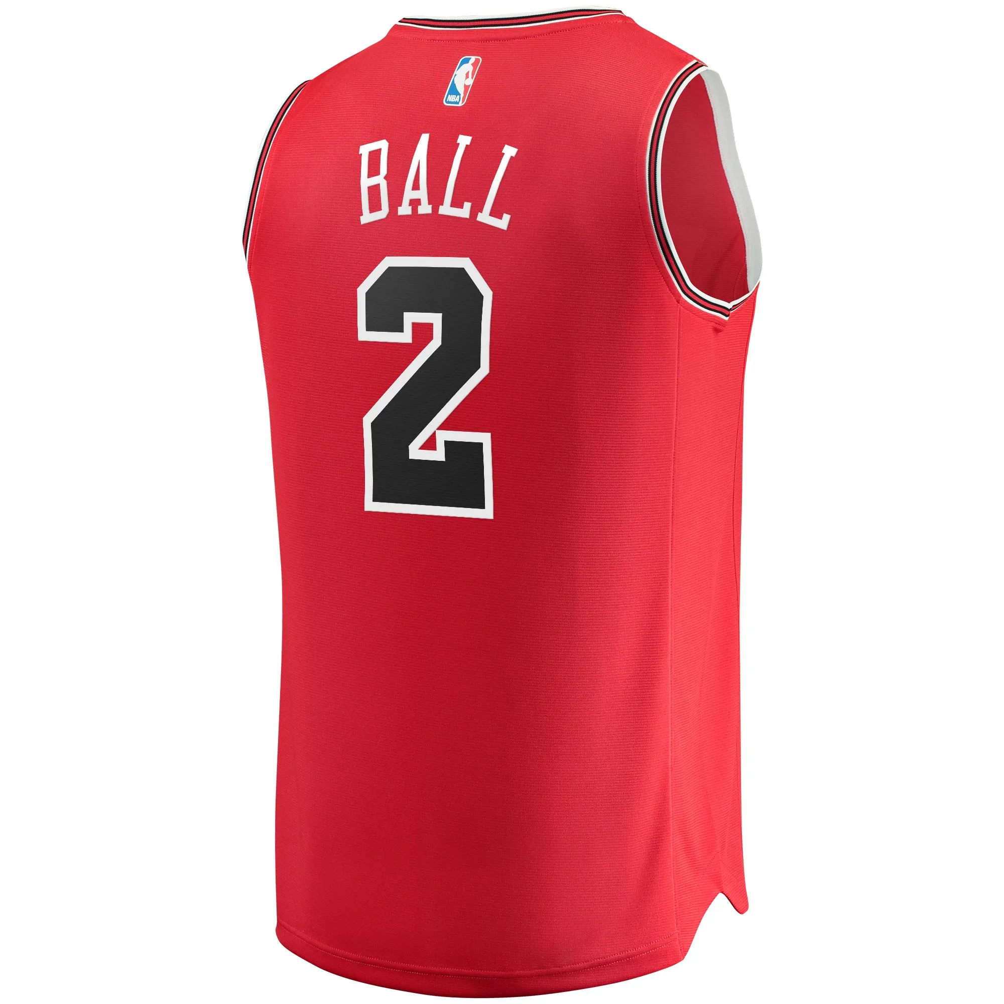 Lonzo Ball Chicago Bulls Fanatics Branded Fast Break Road Replica Jersey - Icon Edition - Red