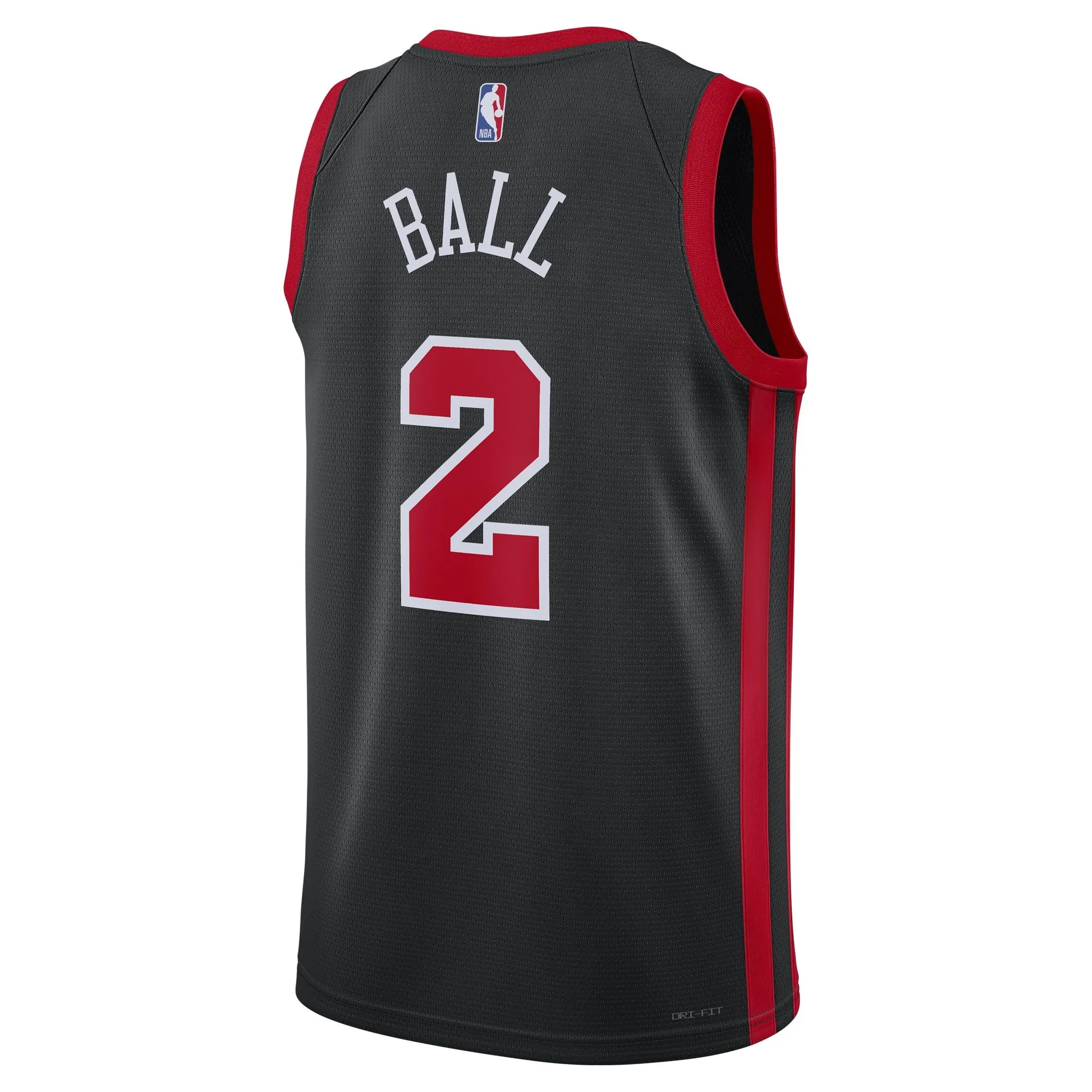 Lonzo Ball Chicago Bulls  Unisex 2023/24 Swingman Jersey - Black - City Edition