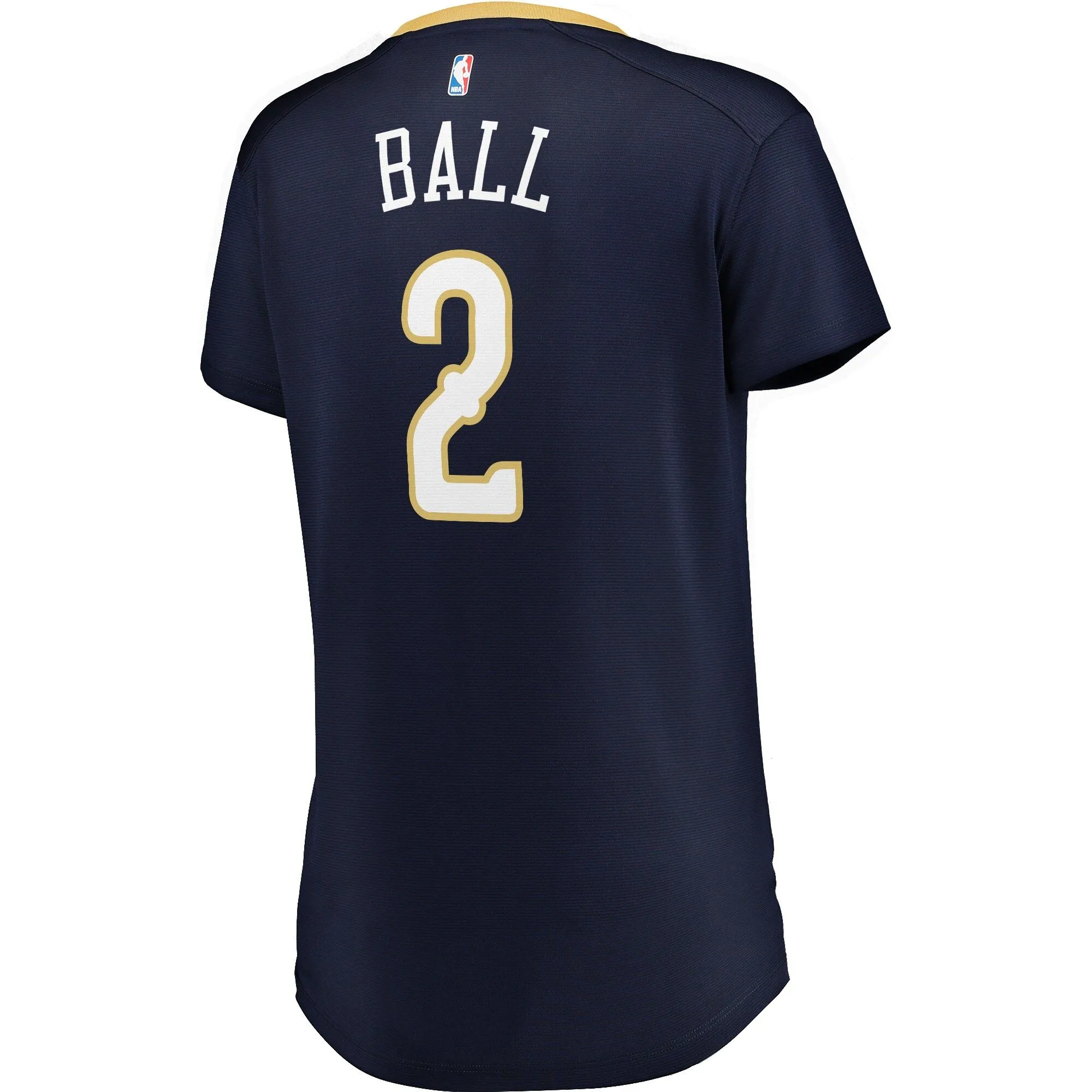 Lonzo Ball New Orleans Pelicans Fanatics Branded Women's Fast Break Replica Jersey Navy - Icon Edition