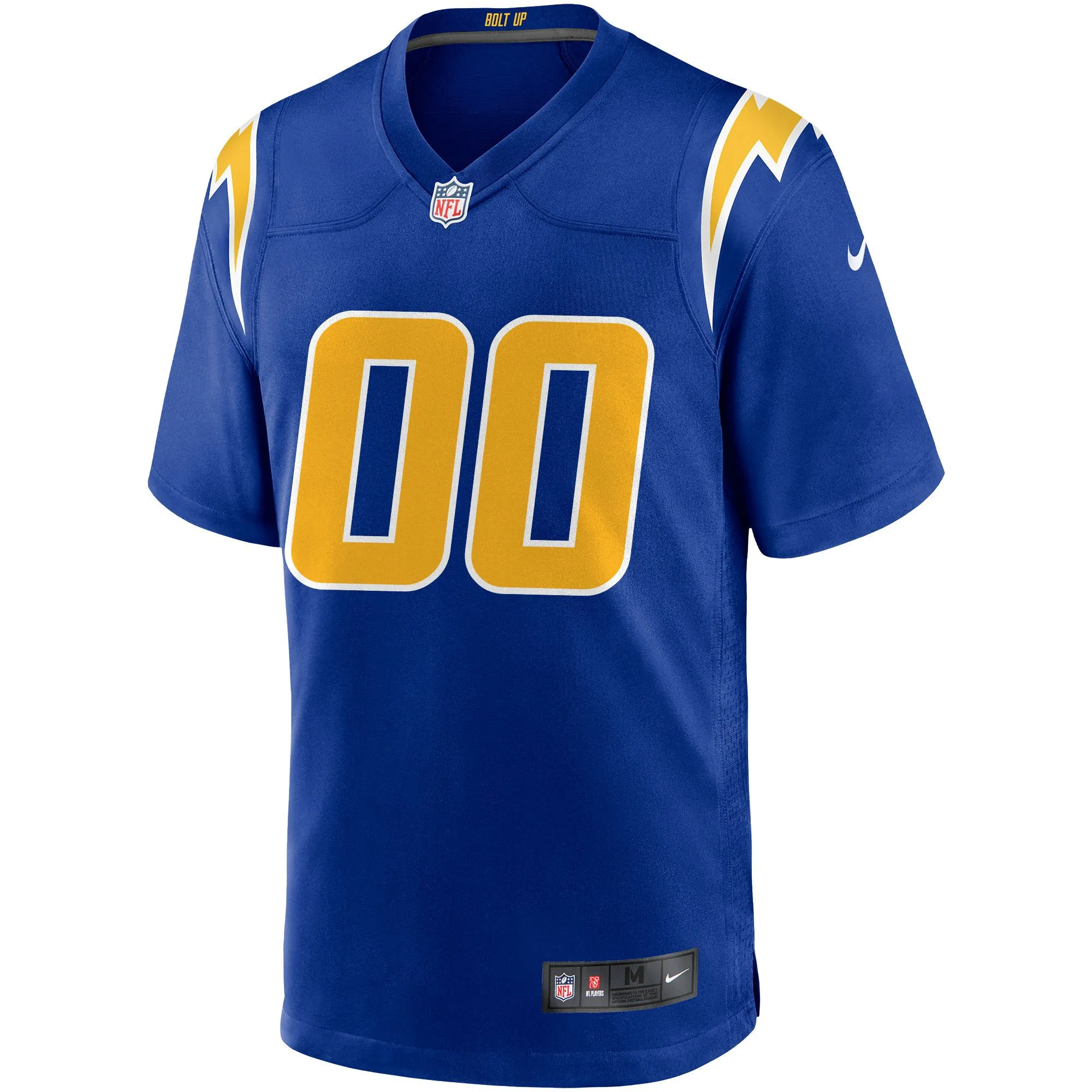 Los Angeles Chargers  Alternate Custom Game Jersey - Royal