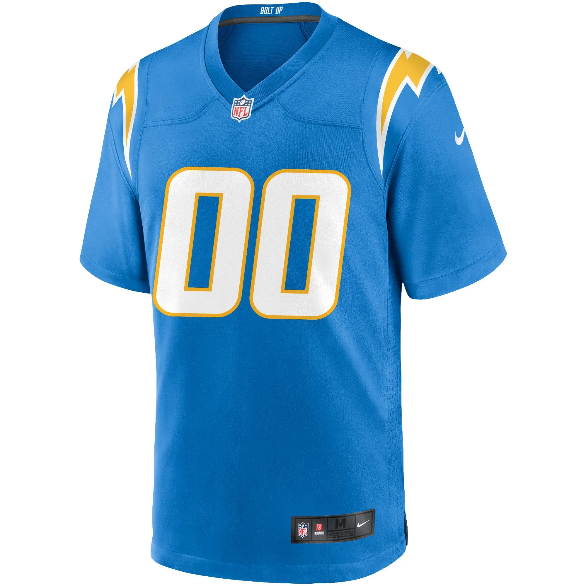 Los Angeles Chargers  Custom Game Jersey - Powder Blue