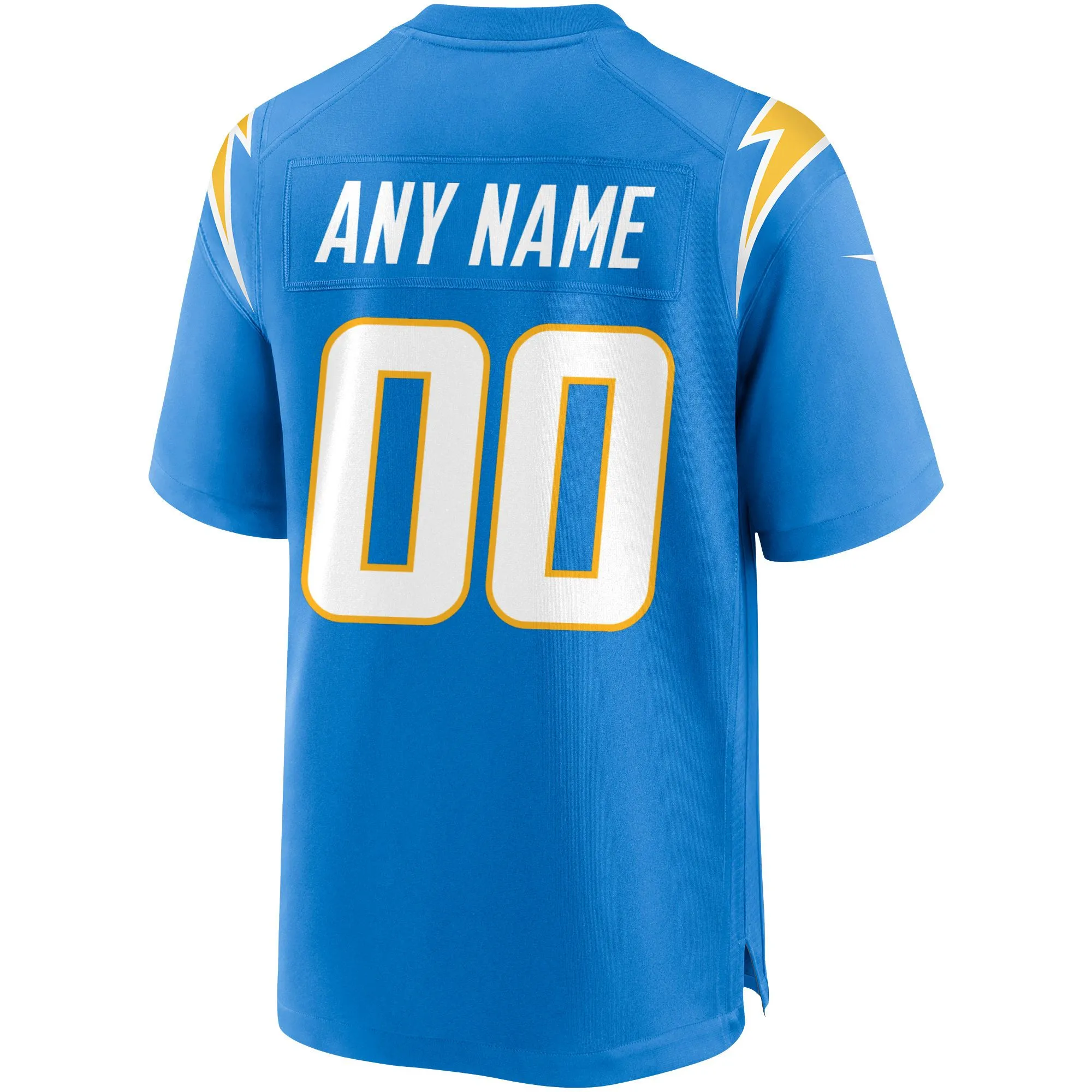 Los Angeles Chargers  Custom Game Jersey - Powder Blue