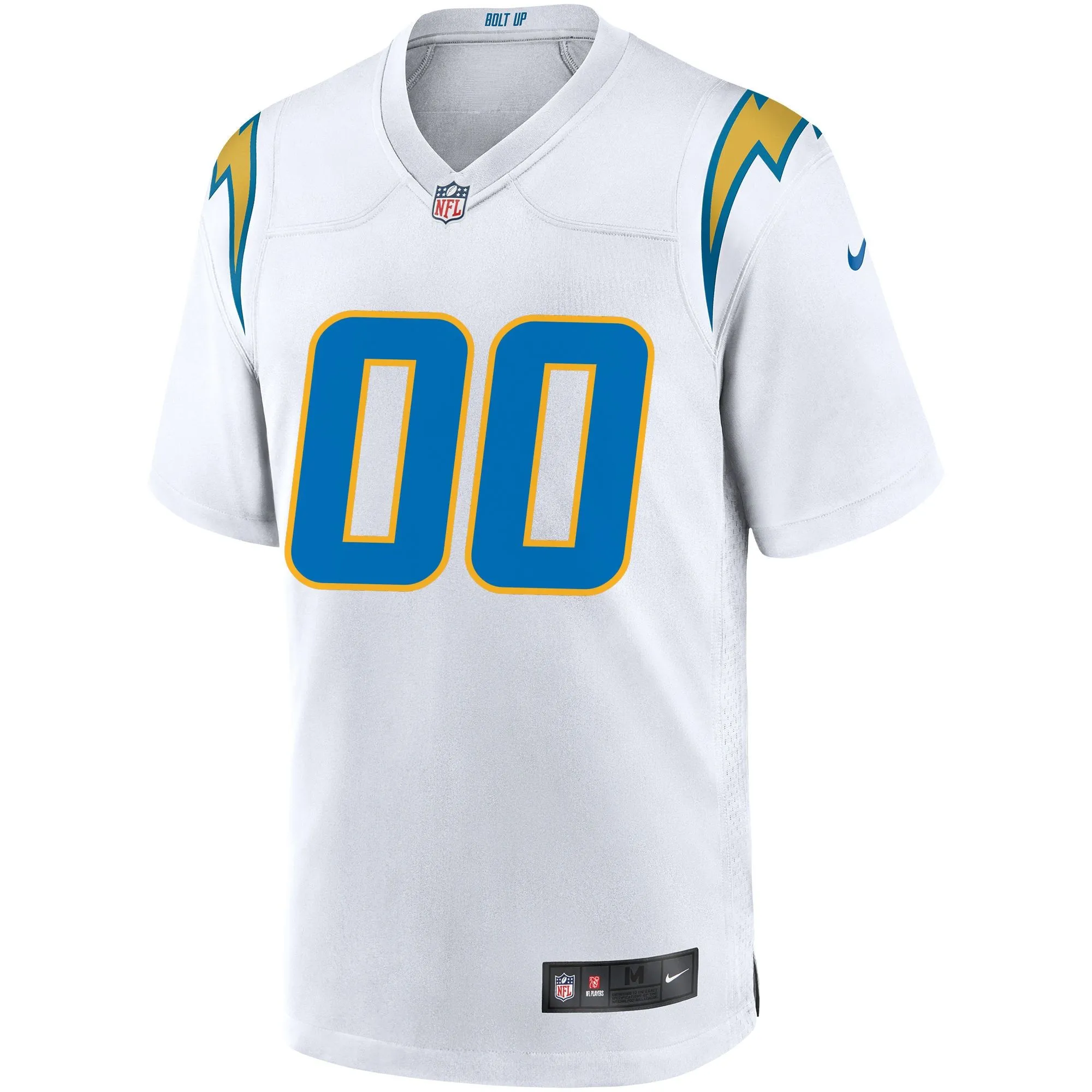 Los Angeles Chargers  Custom Game Jersey - White