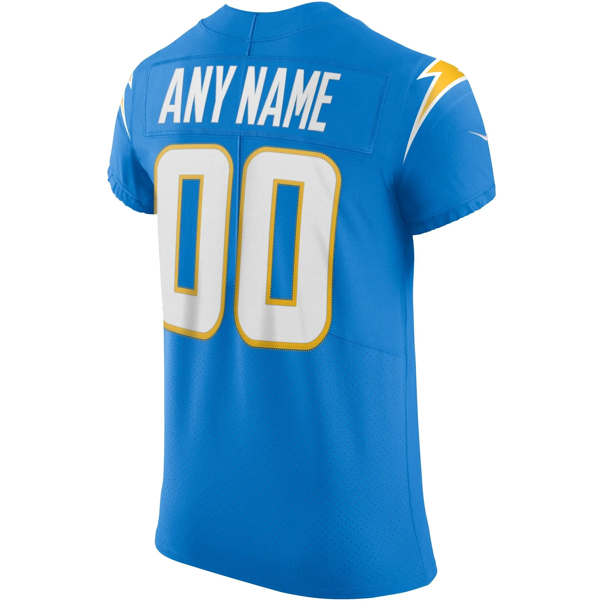 Los Angeles Chargers  Vapor Elite Custom Jersey - Powder Blue