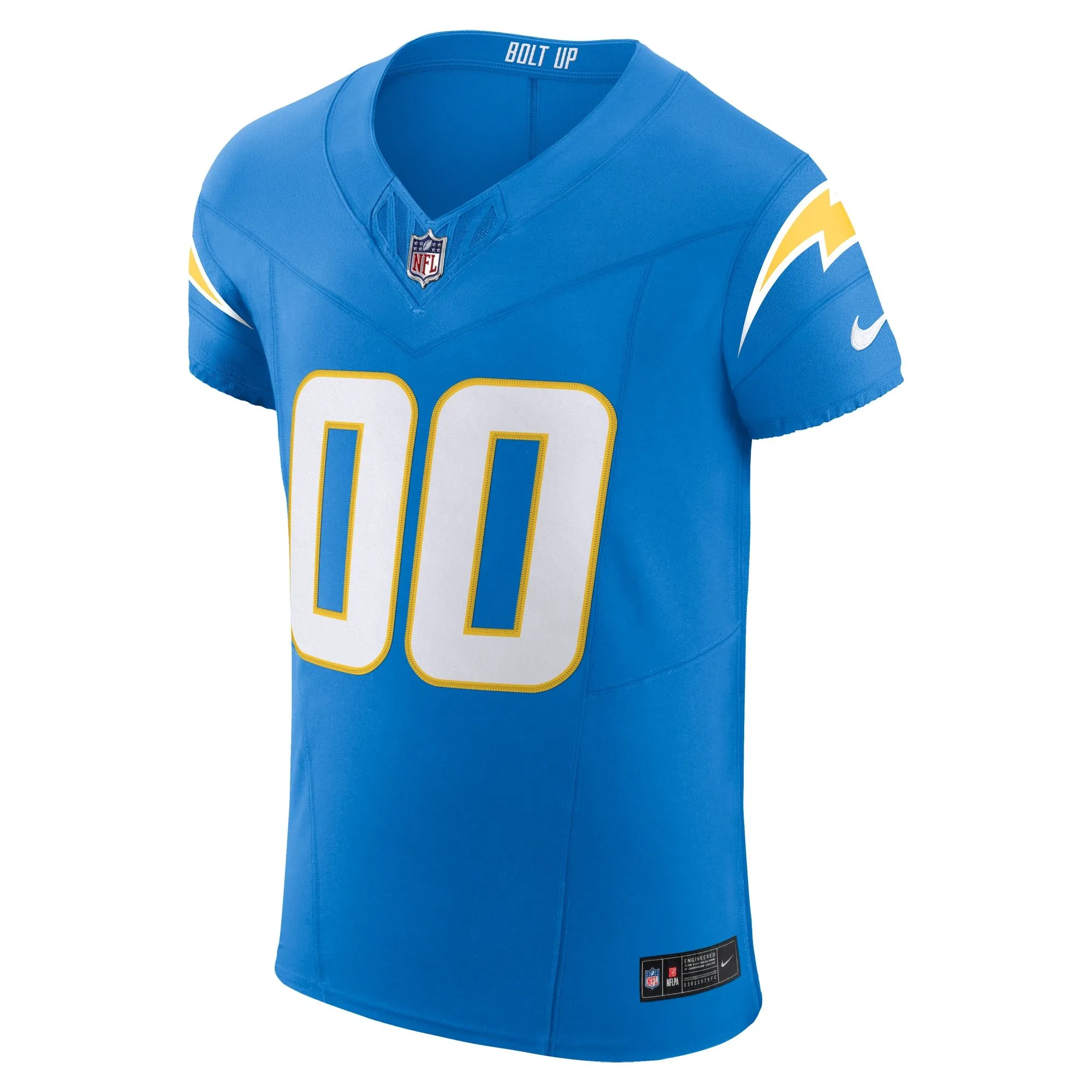 Los Angeles Chargers   Vapor F.U.S.E. Elite Custom Jersey - Powder Blue