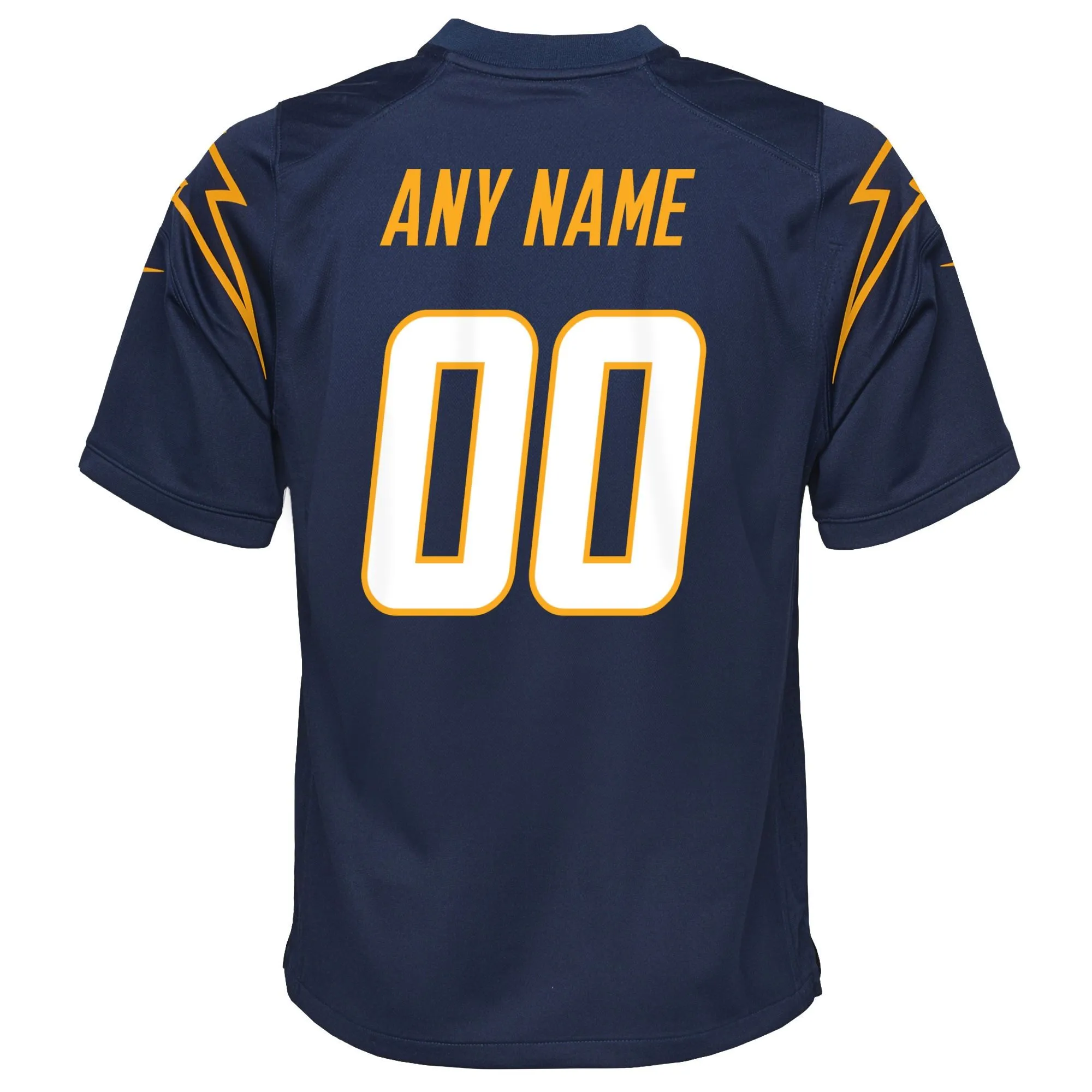 Los Angeles Chargers  Youth Alternate Custom Game Jersey - Navy