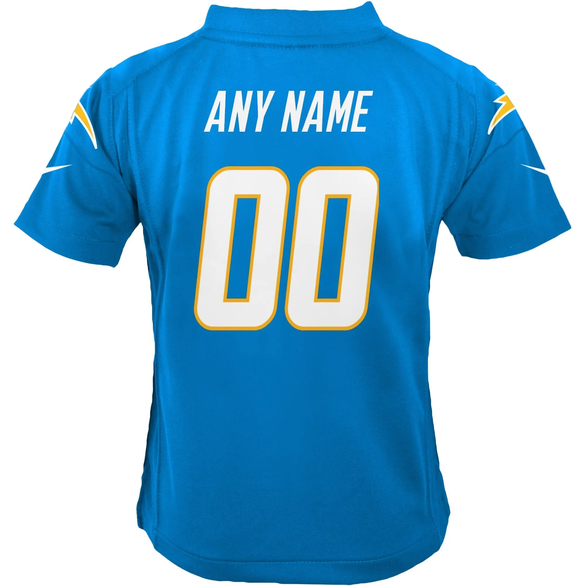 Los Angeles Chargers  Youth Custom Game Jersey - Powder Blue