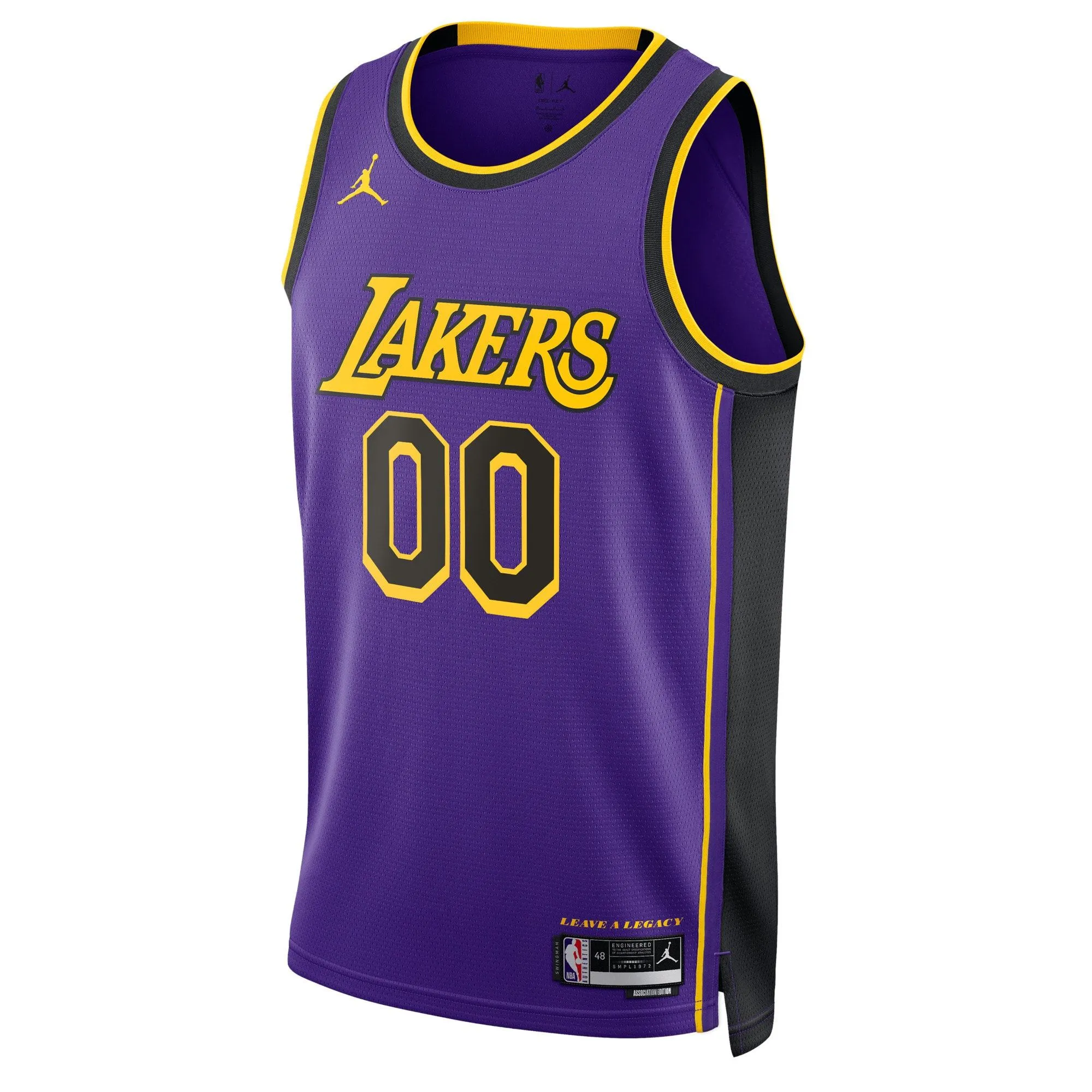 Los Angeles Lakers Jordan Brand Unisex 2022/23 Swingman Custom Jersey - Statement Edition - Purple