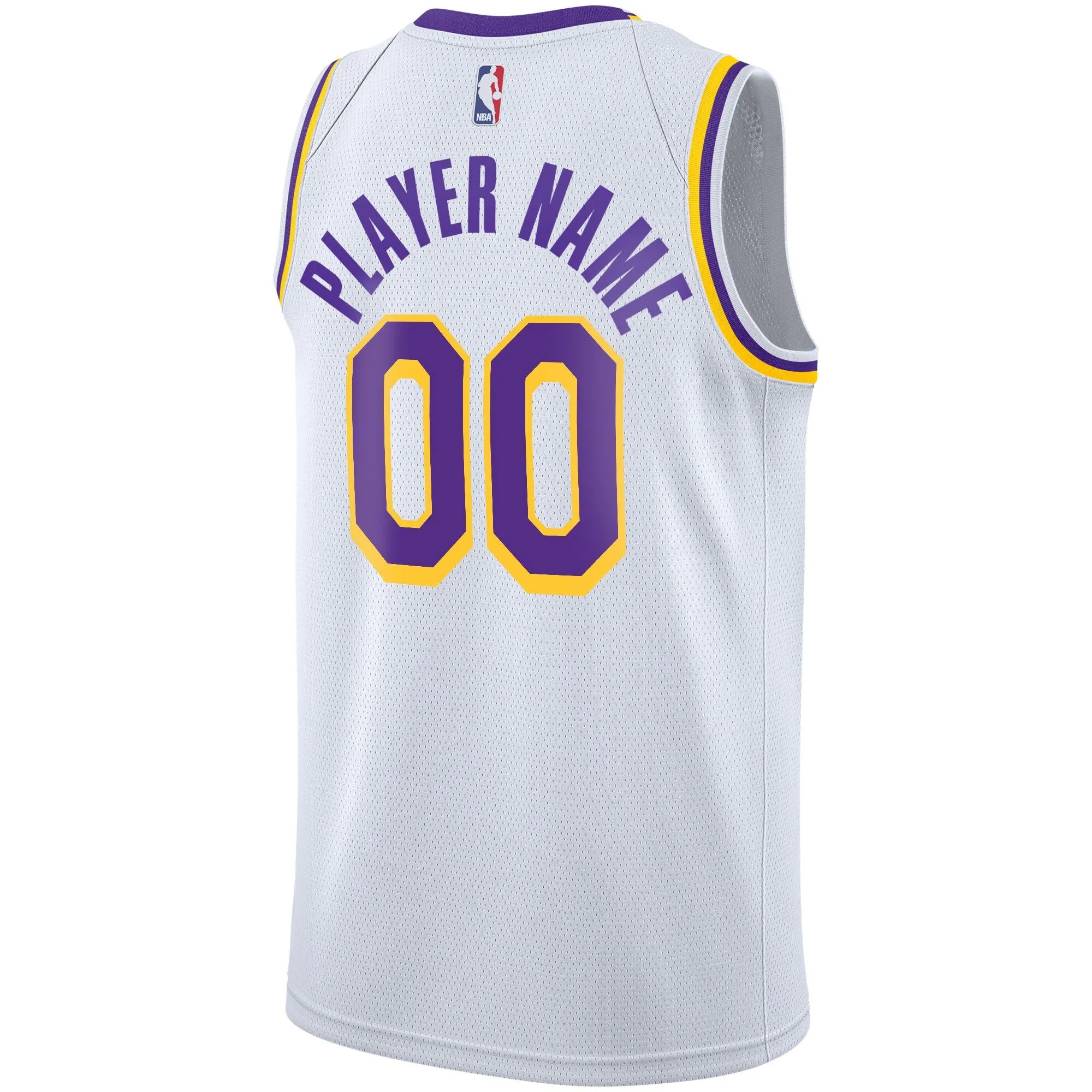 Los Angeles Lakers  2020/21 Swingman Custom Jersey - Association Edition - White