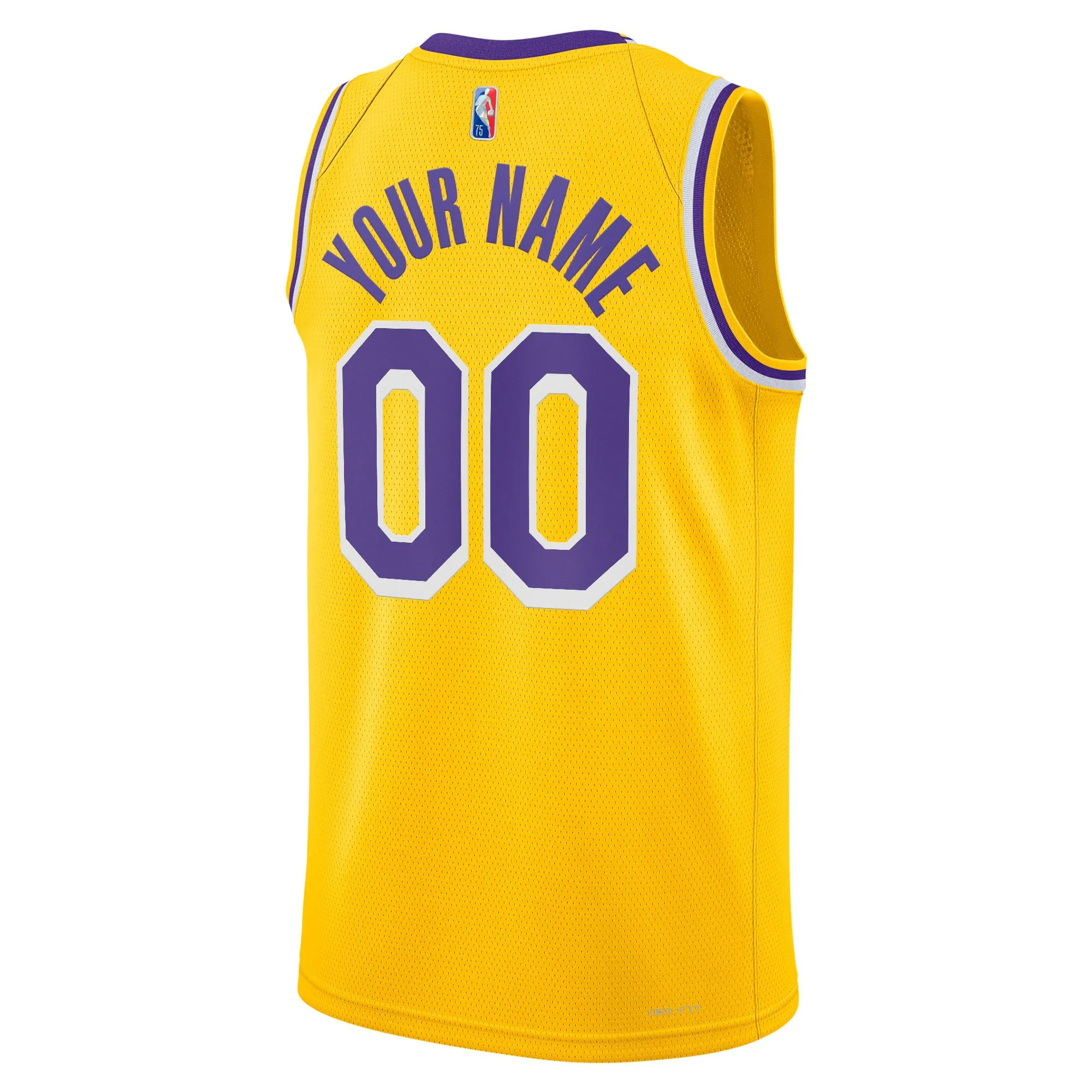 Los Angeles Lakers  2021/22 Diamond Swingman Custom Jersey - Icon Edition - Gold