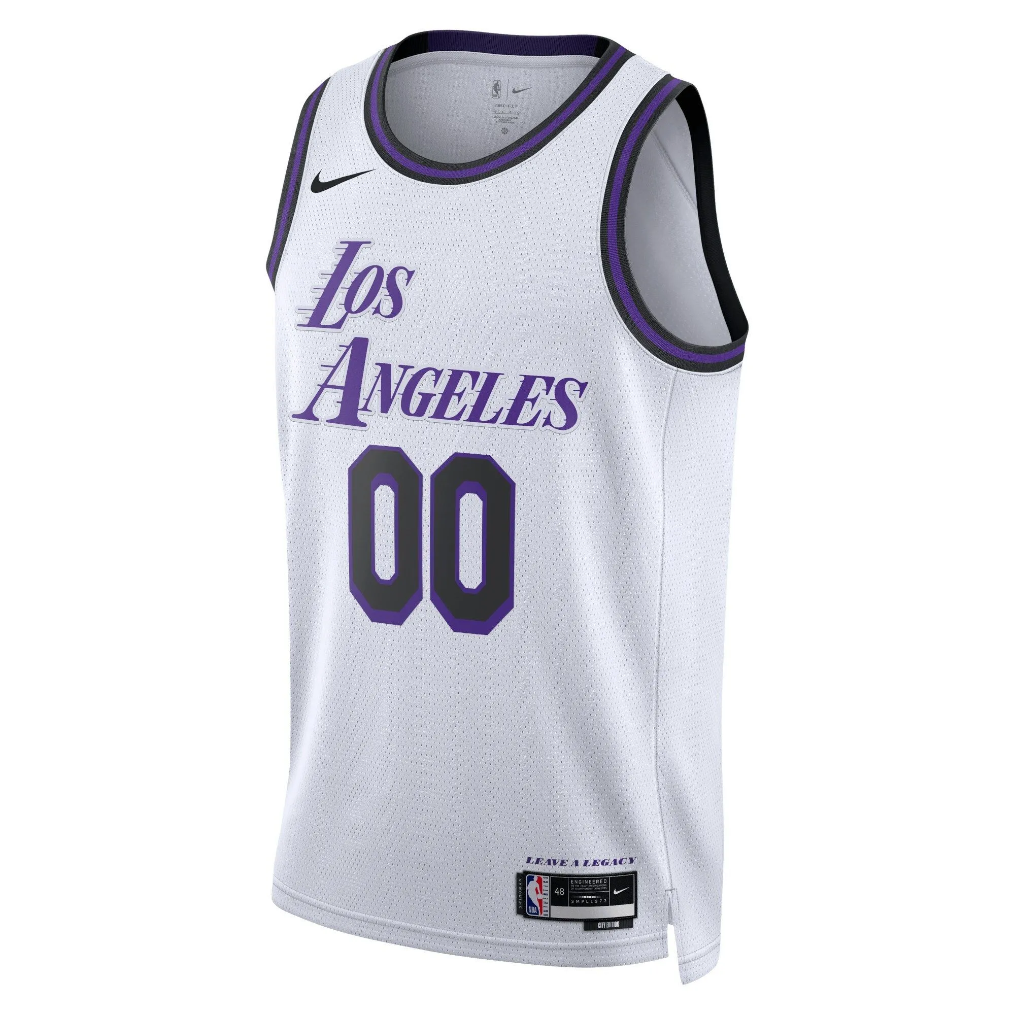 Los Angeles Lakers  Unisex 2022/23 Swingman Custom Jersey - City Edition - White