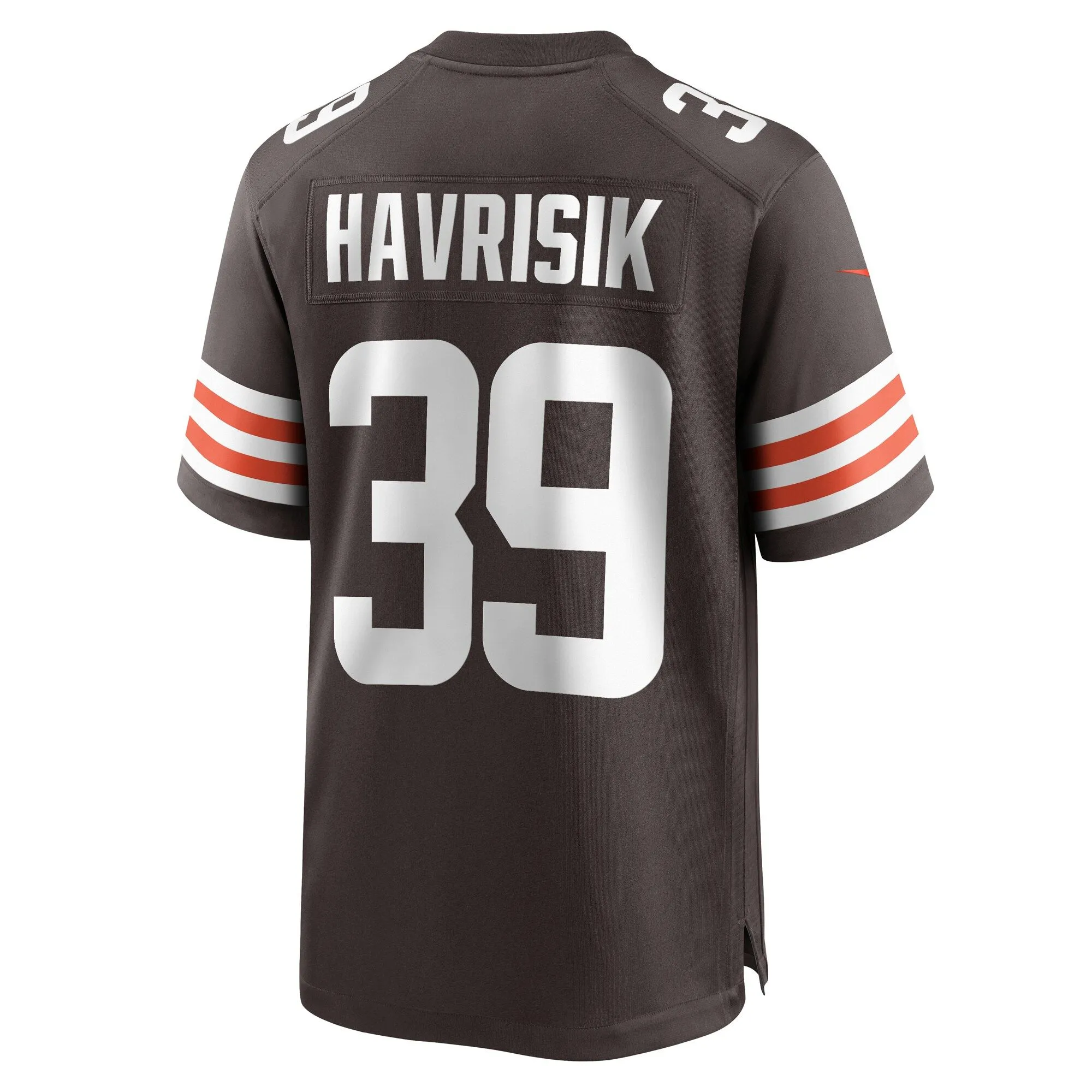 Lucas Havrisik Cleveland Browns  Team Game Jersey -  Brown