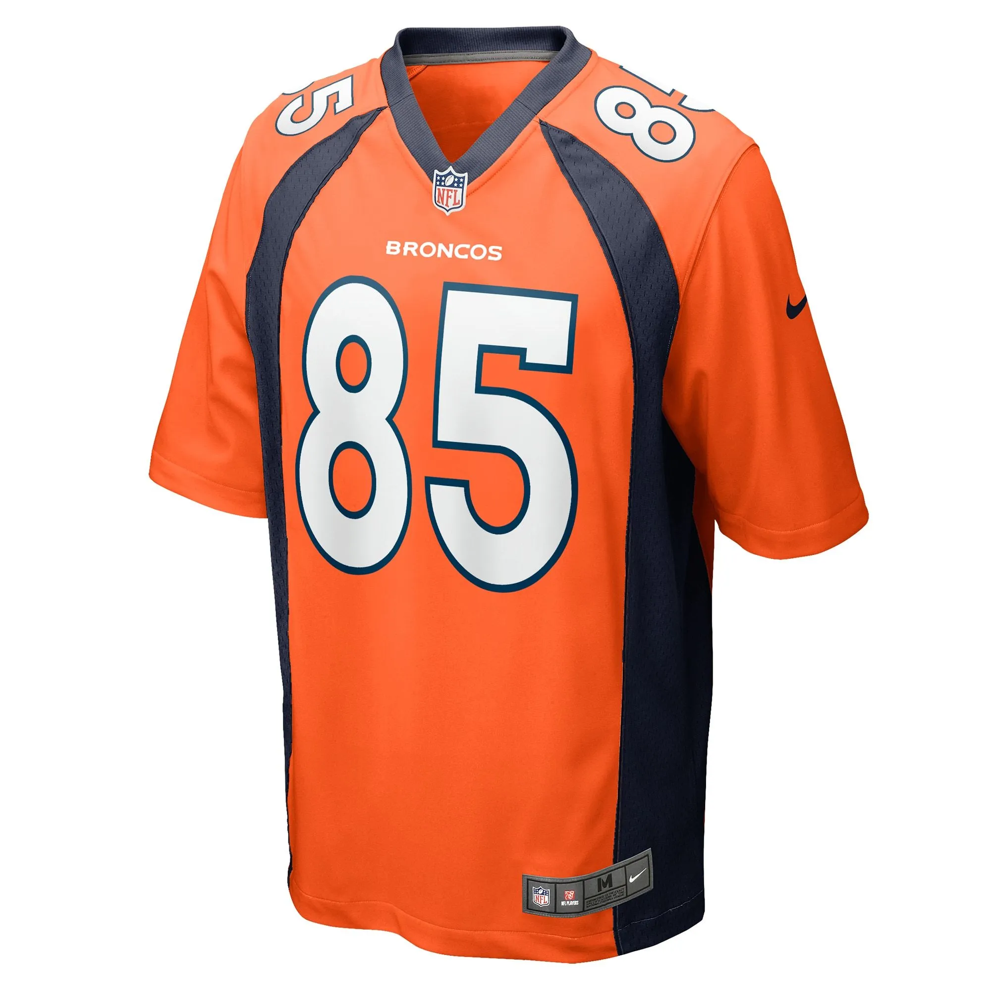 Lucas Krull Denver Broncos  Team Game Jersey -  Orange